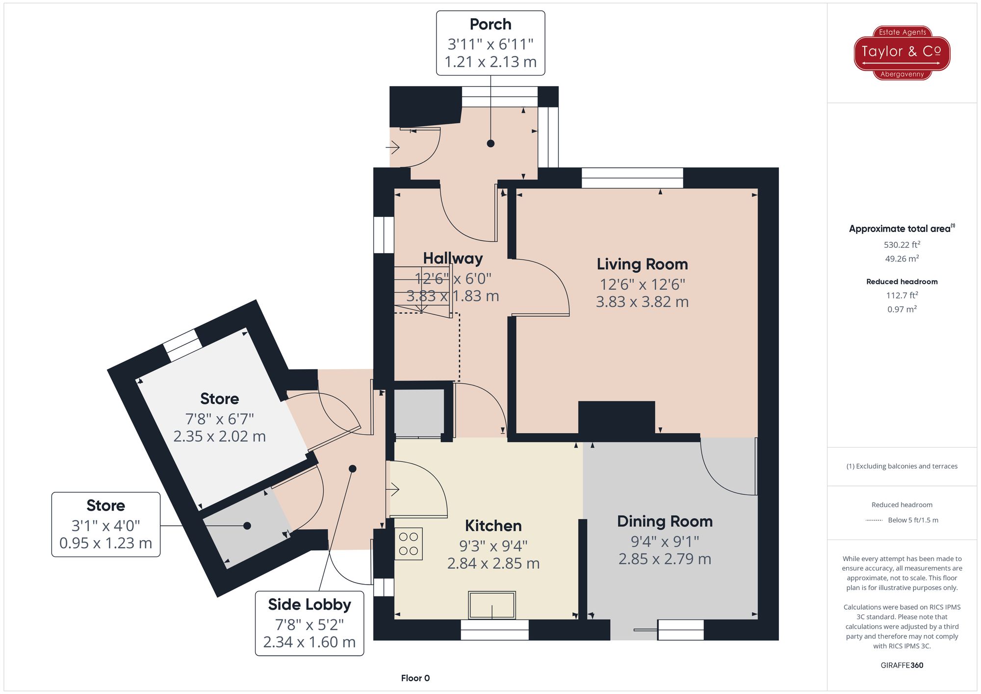 Floorplans For Old Barn Way, Abergavenny, NP7