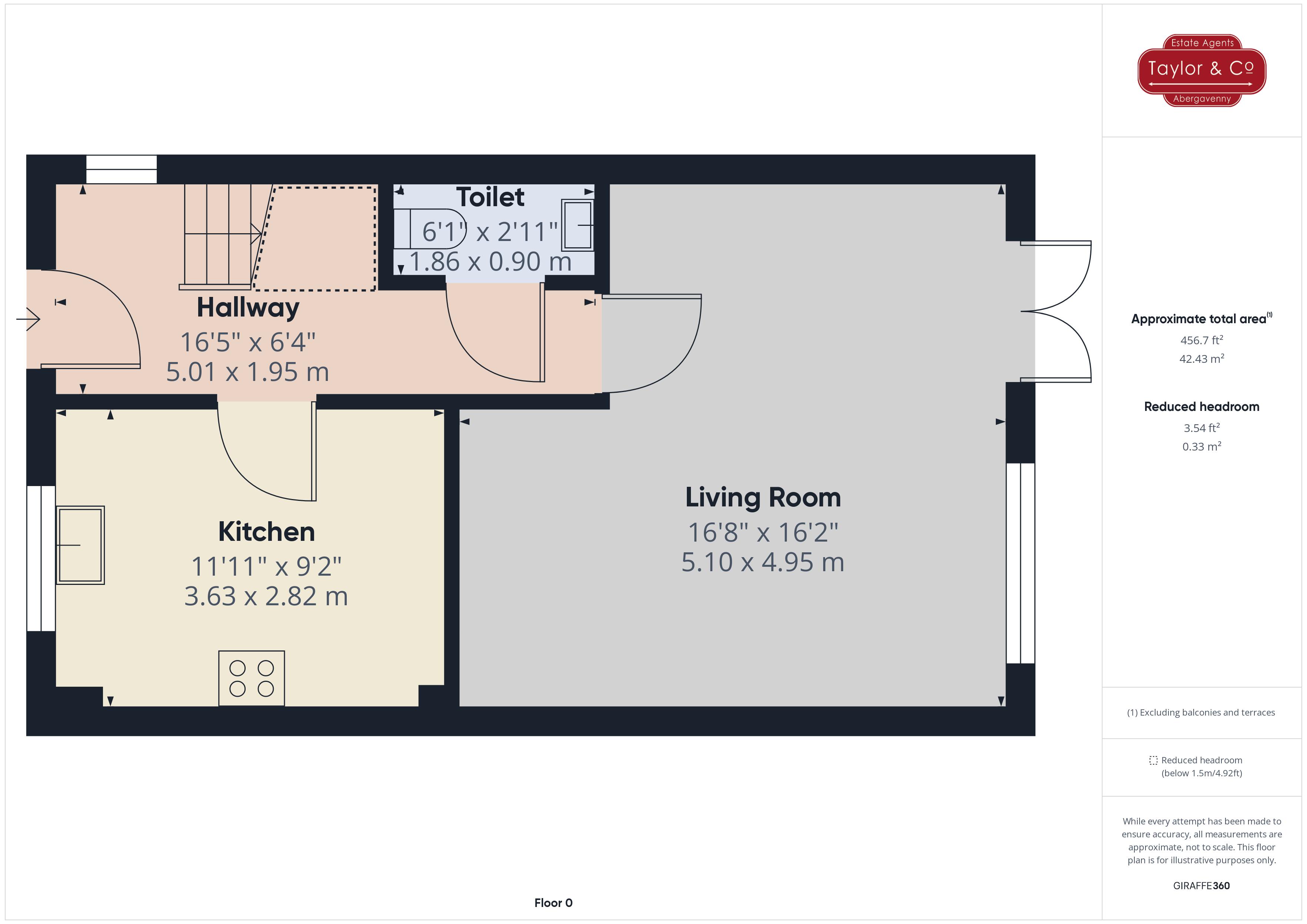 Floorplans For Lower Monk Street, Abergavenny