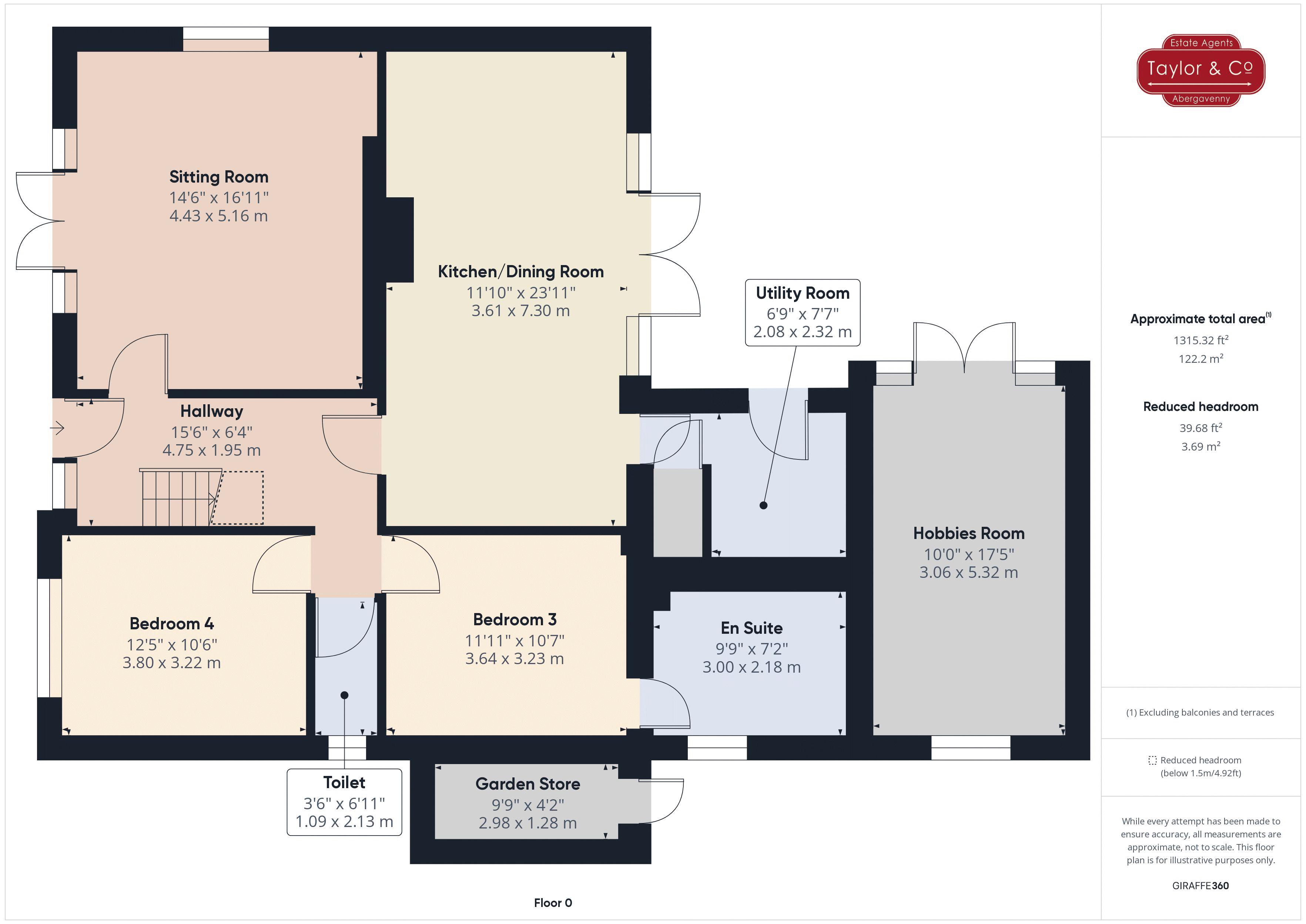 Floorplans For Monmouth Road, Usk