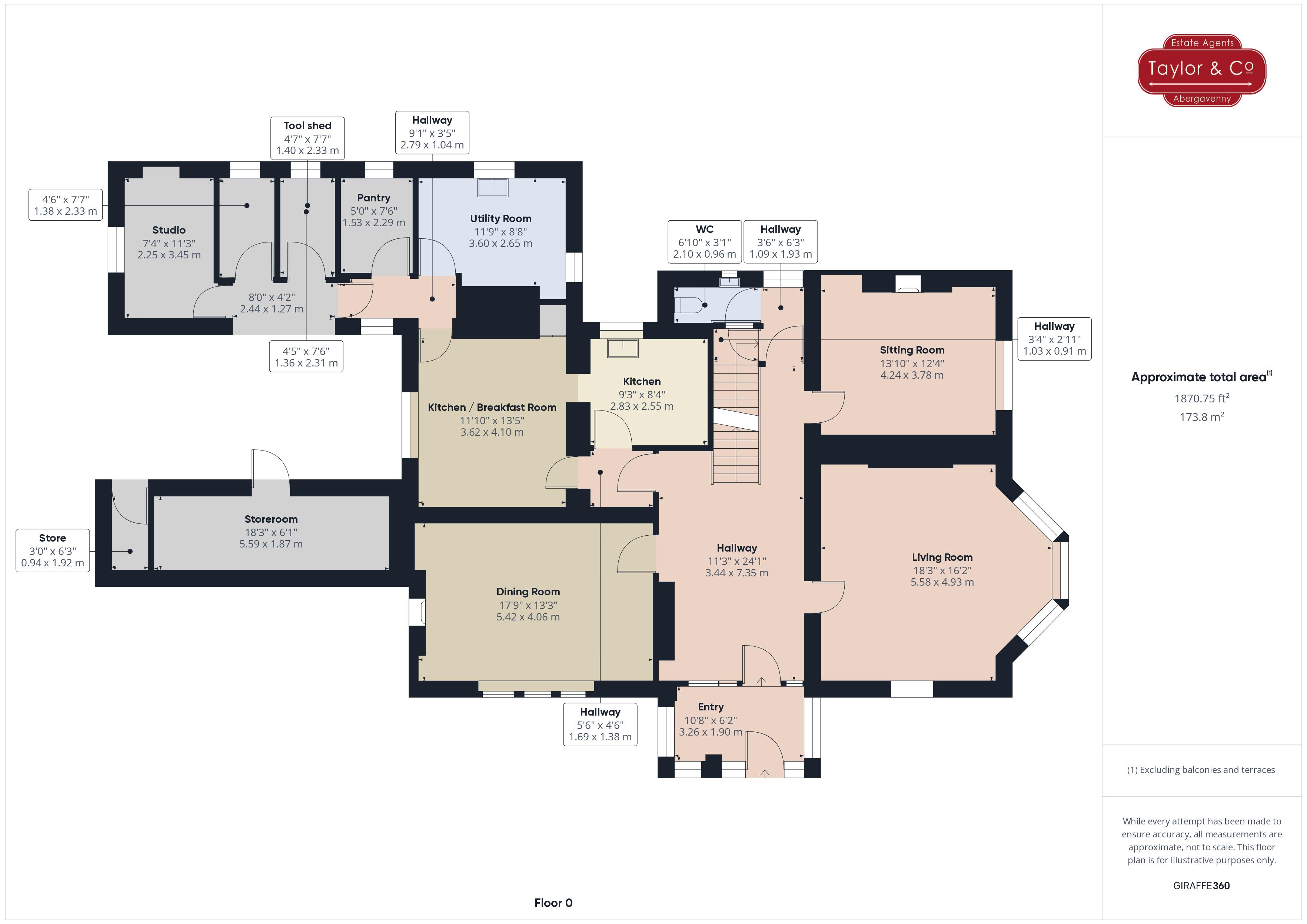 Floorplans For Llanbedr, Crickhowell