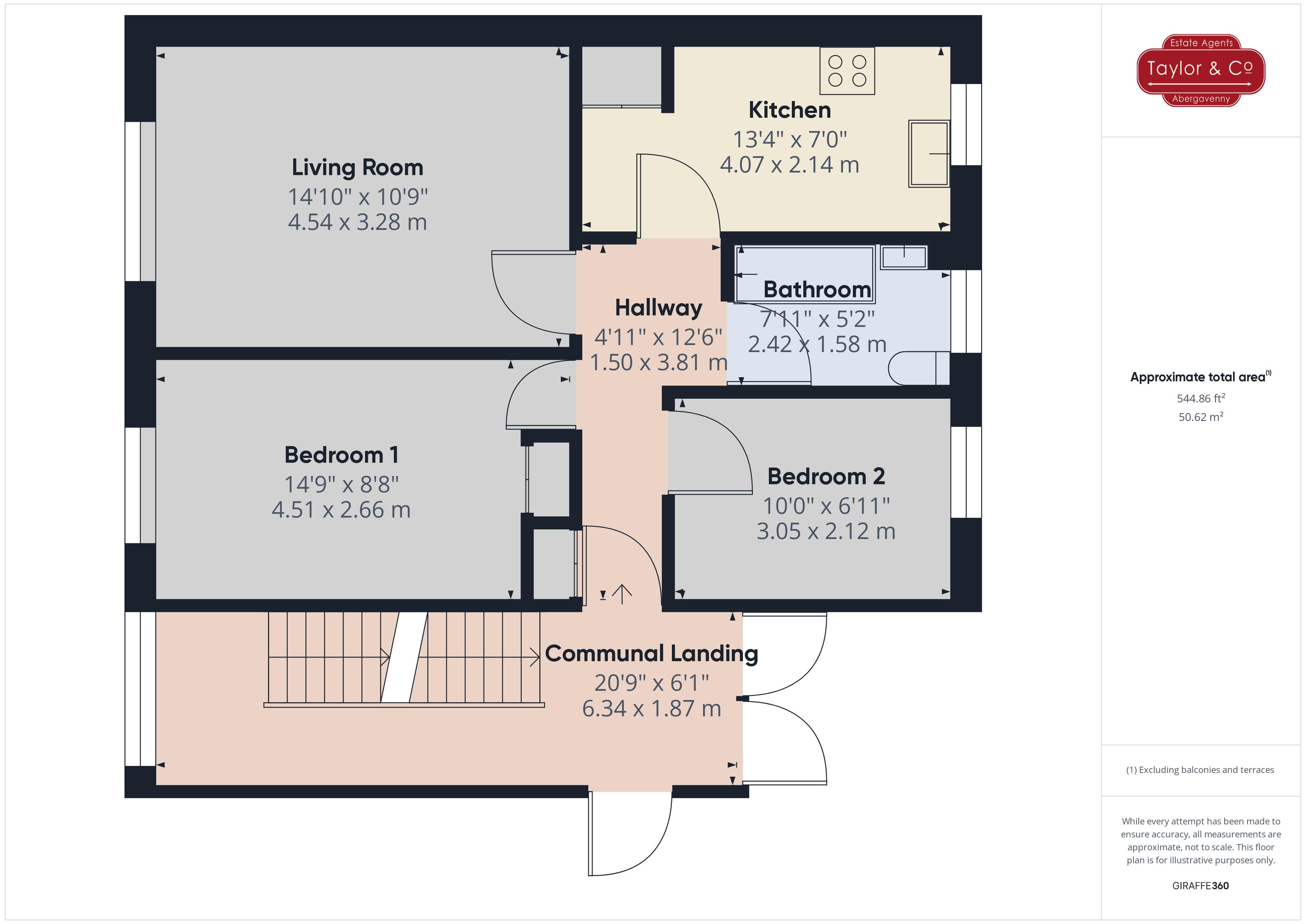 Floorplans For Hereford Road, Abergavenny