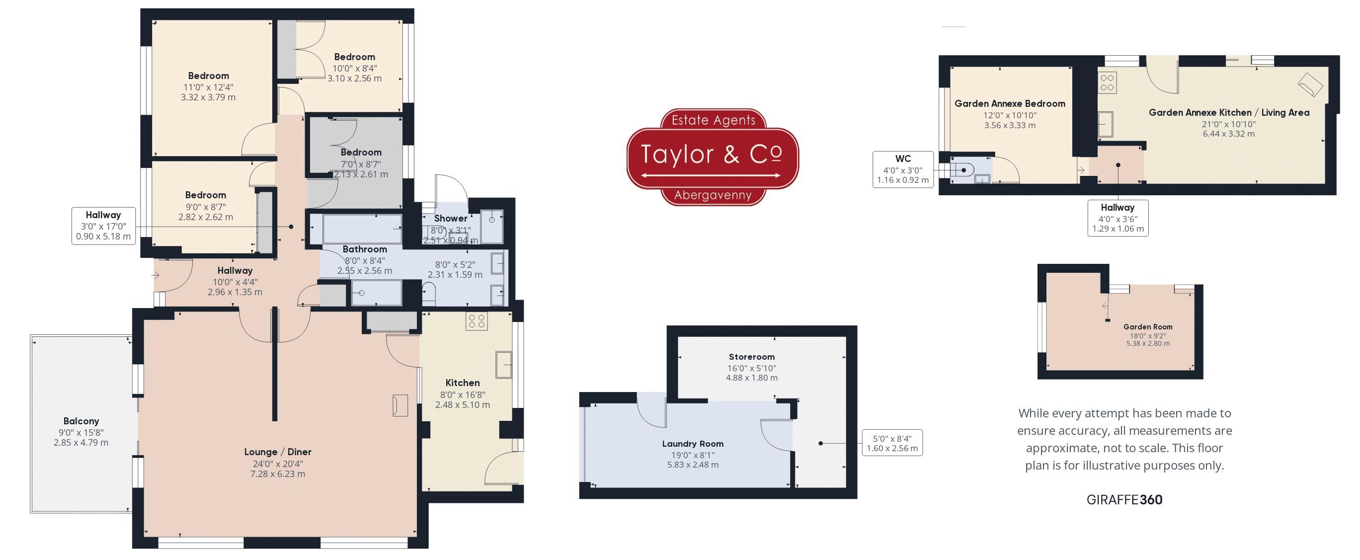 Floorplans For Darren View, Crickhowell