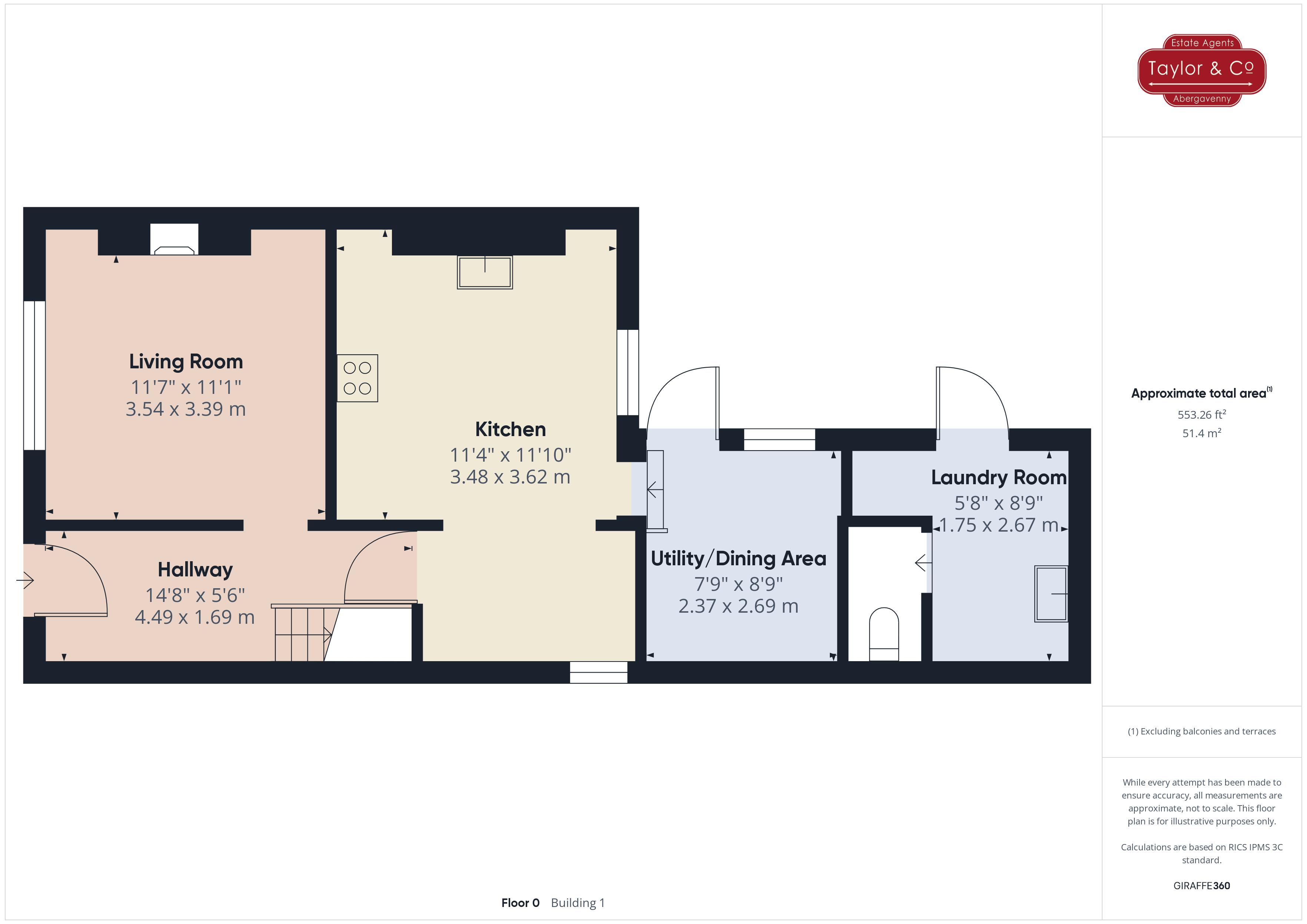 Floorplans For Park Street, Abergavenny