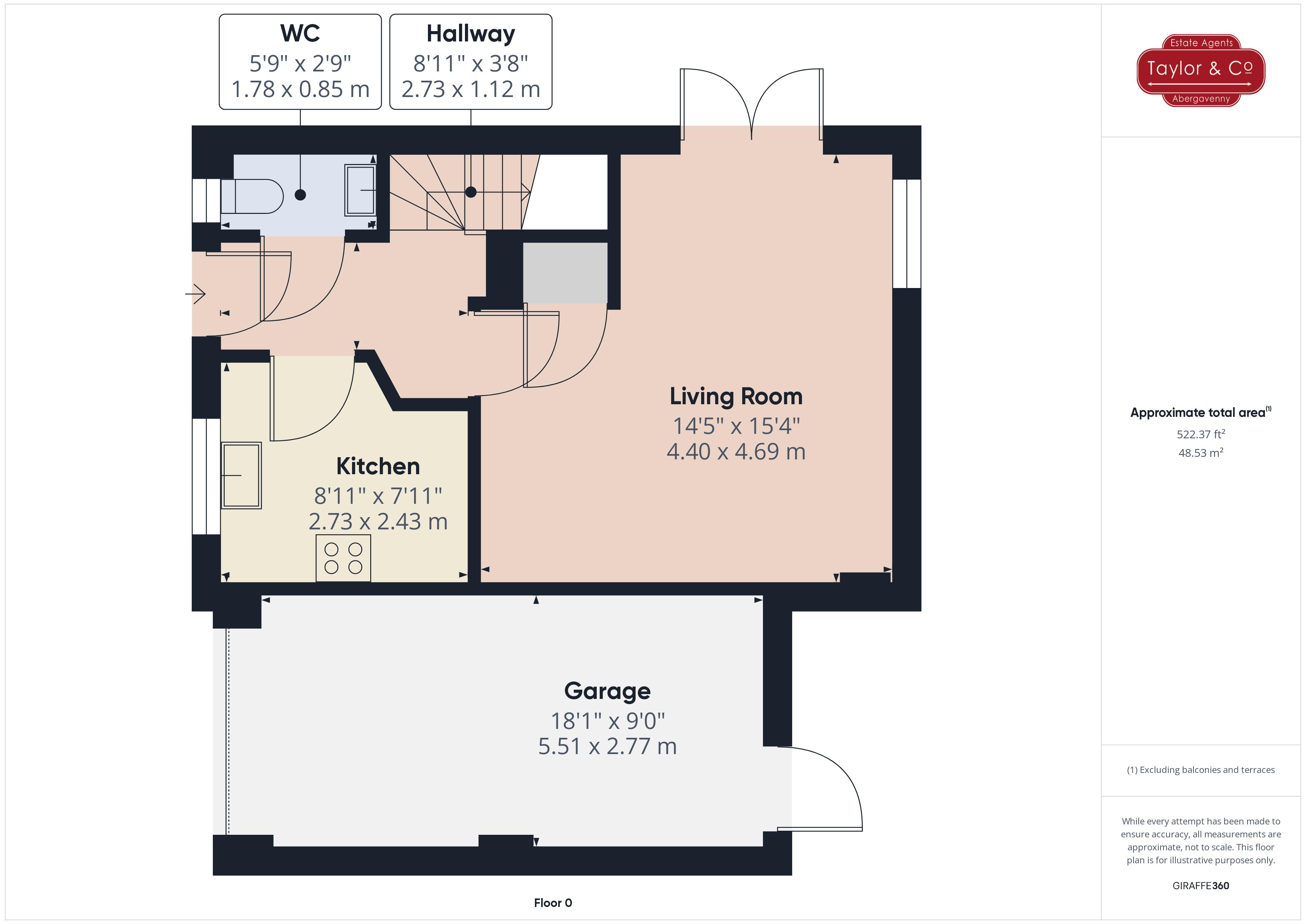 Floorplans For Llwyn Melin, Clydach, Abergavenny