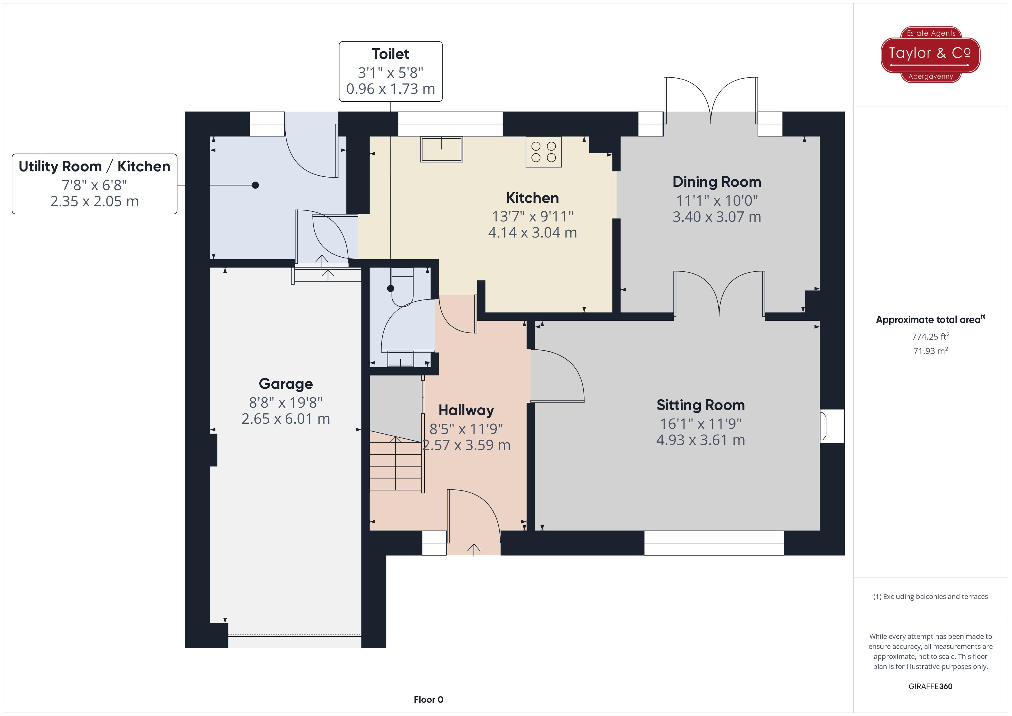 Floorplans For Delafield Road, Abergavenny