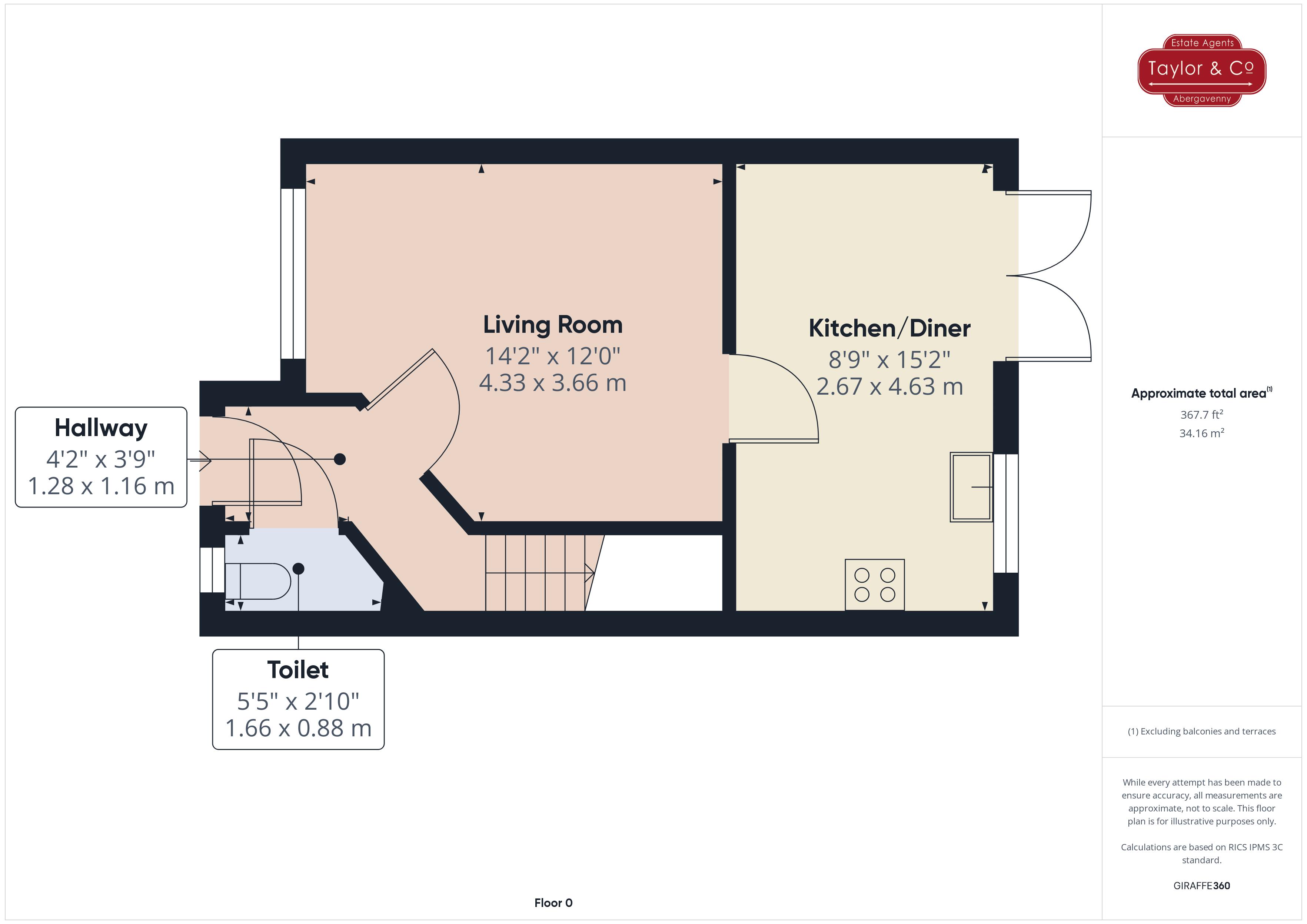 Floorplans For Ffordd Sain Ffwyst, Llanfoist, Abergavenny