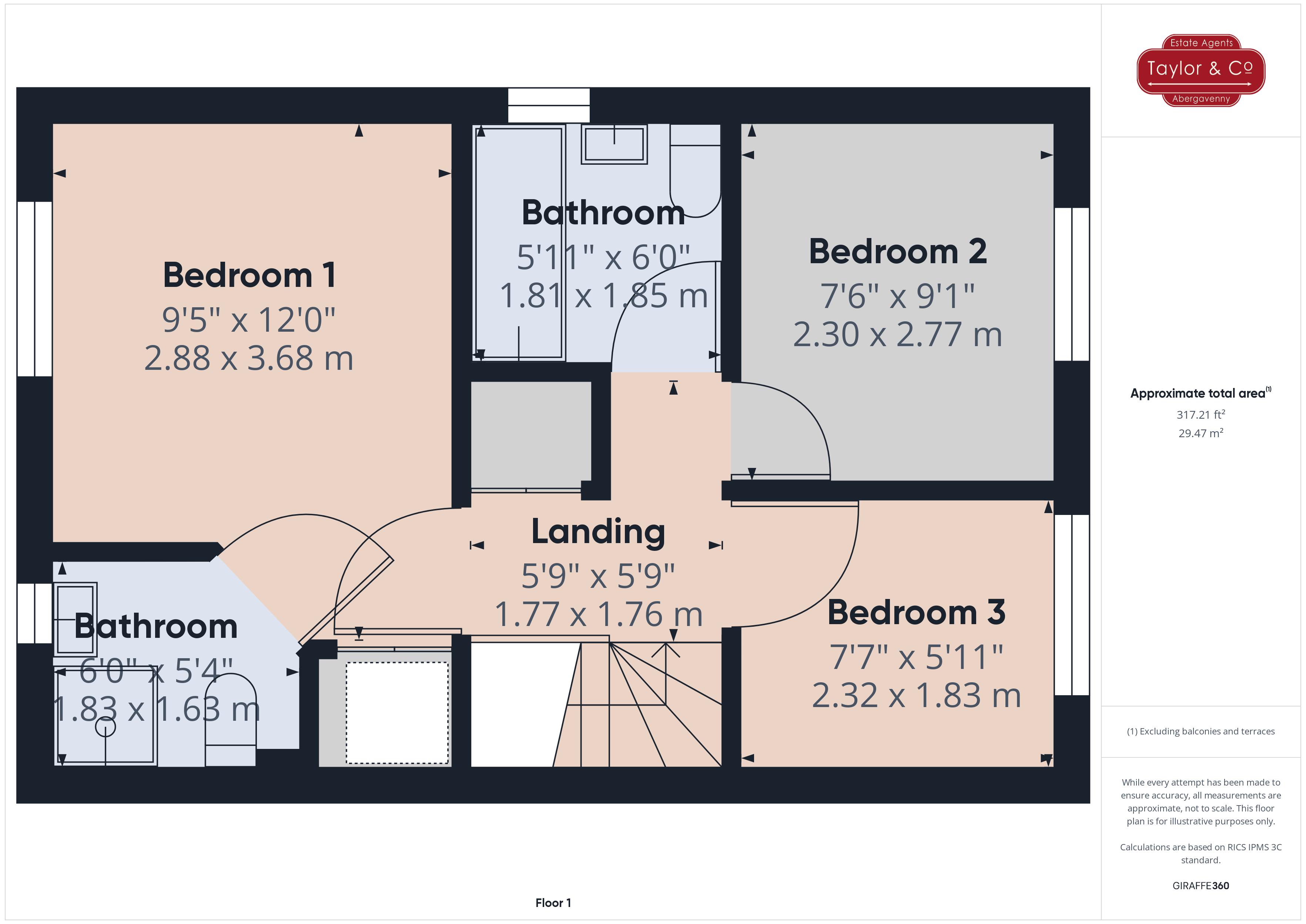 Floorplans For Ffordd Sain Ffwyst, Llanfoist, Abergavenny