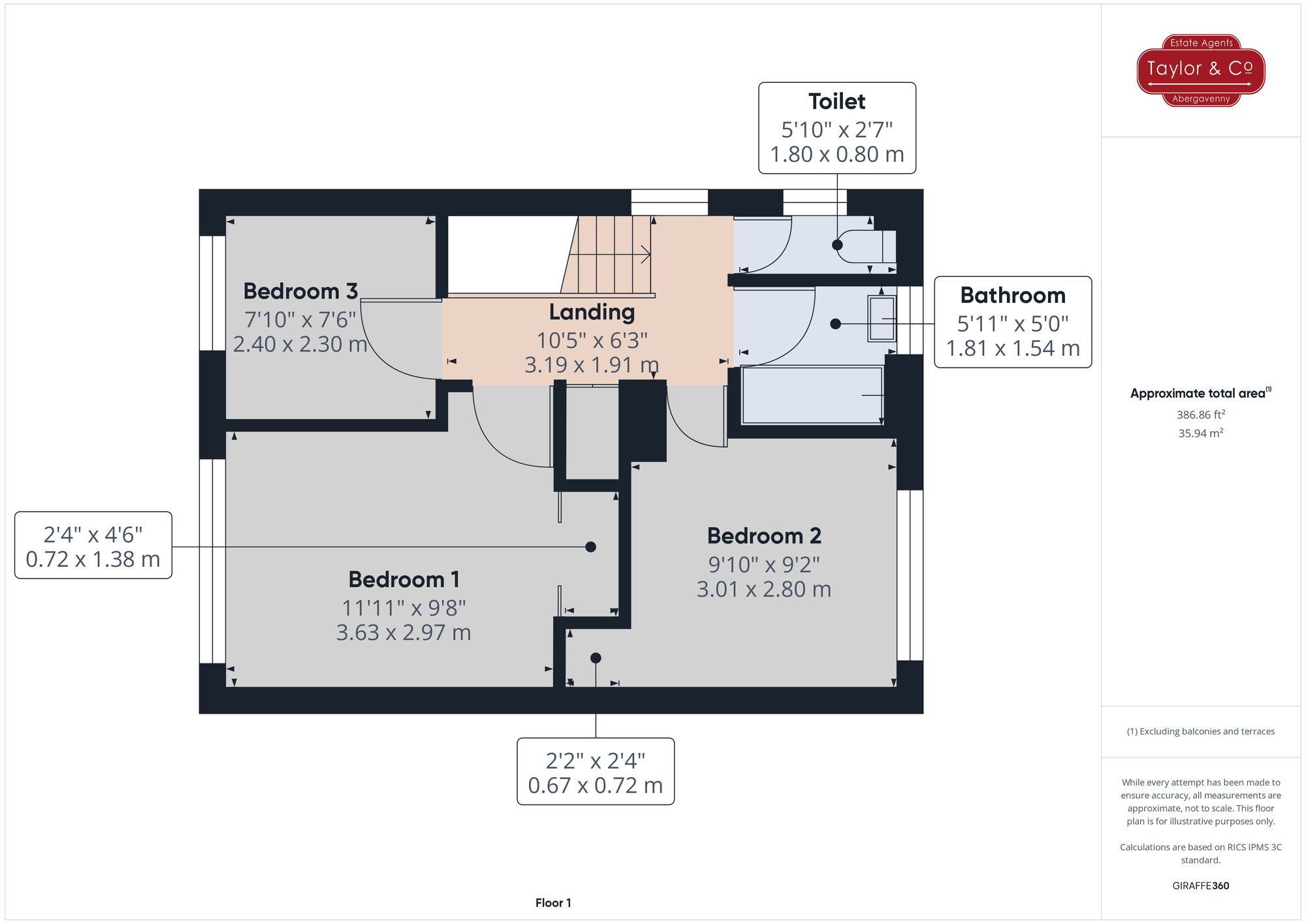 Floorplans For Darren View, Crickhowell, NP8