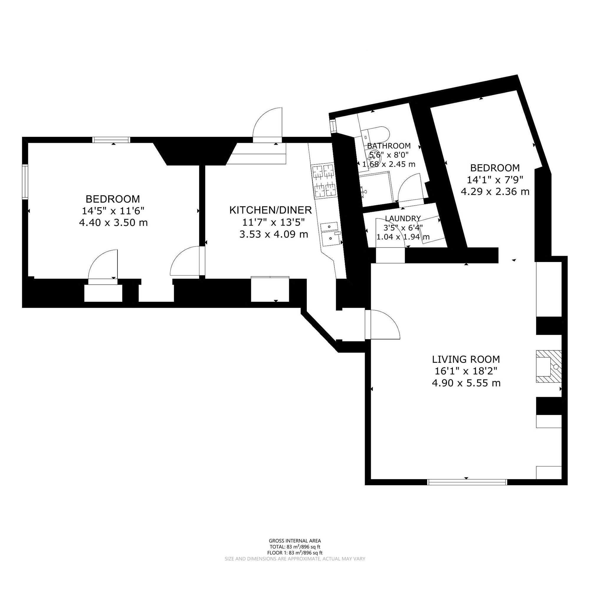 Floorplans For Brecon Road, Crickhowell, NP8