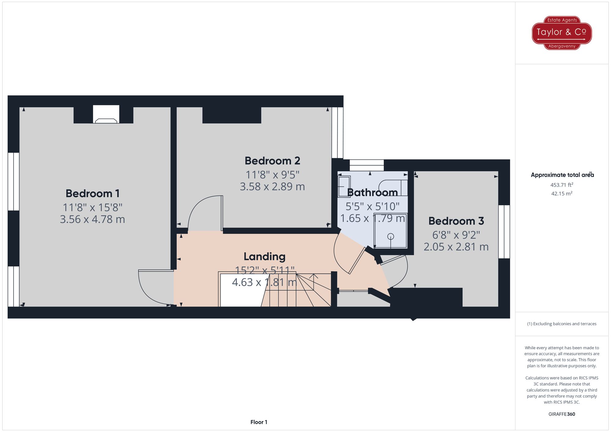 Floorplans For Richmond Road, Abergavenny, NP7