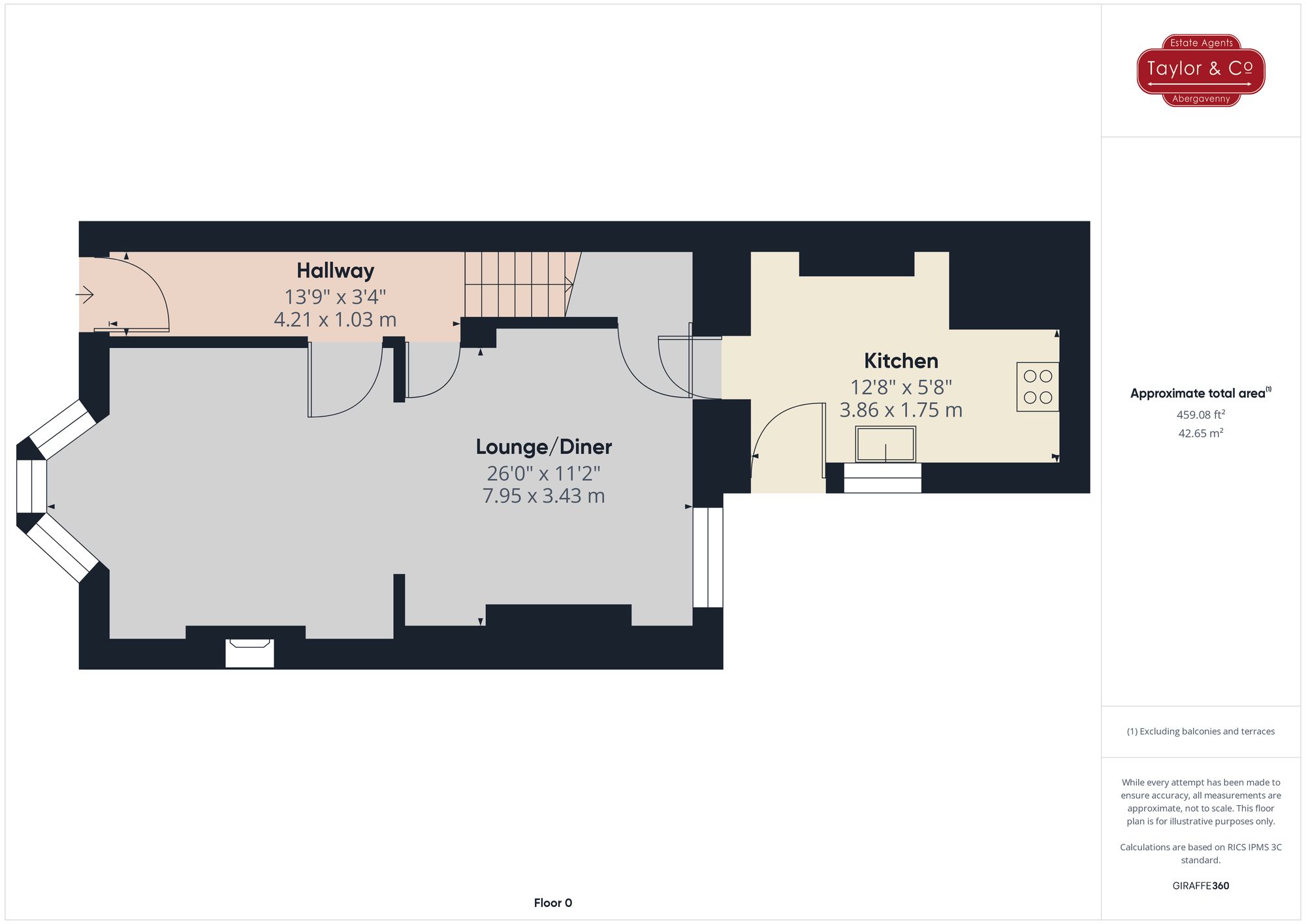 Floorplans For Park Crescent, Abergavenny, NP7