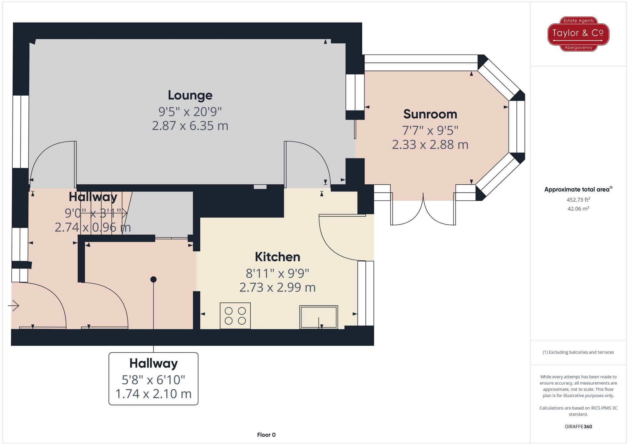 Floorplans For Poplars Close, Mardy, NP7