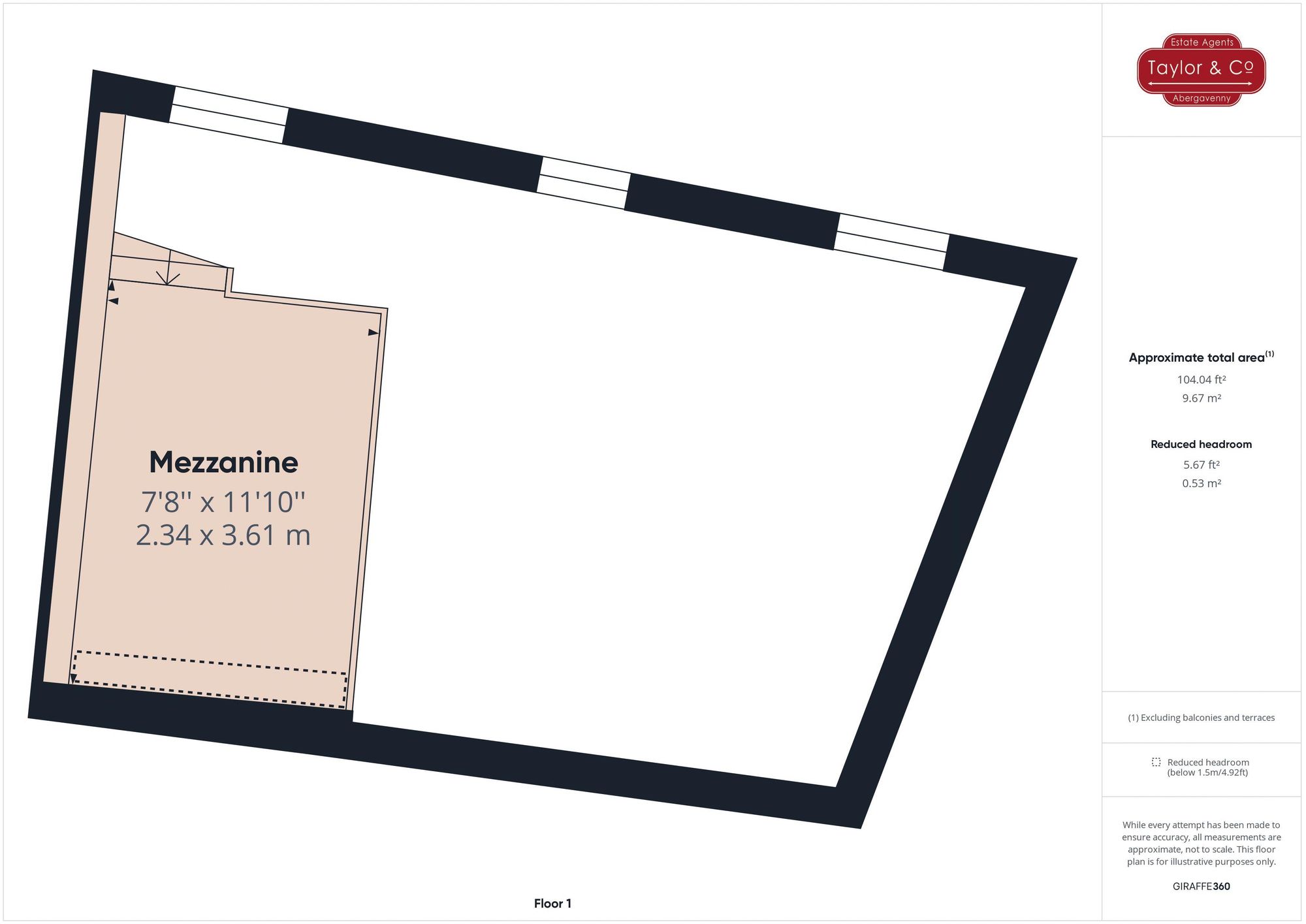 Floorplans For Nevill Street, Abergavenny, NP7