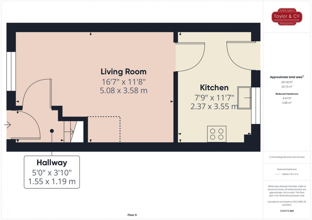 Floorplan for Laurel Drive, Penperlleni, NP4