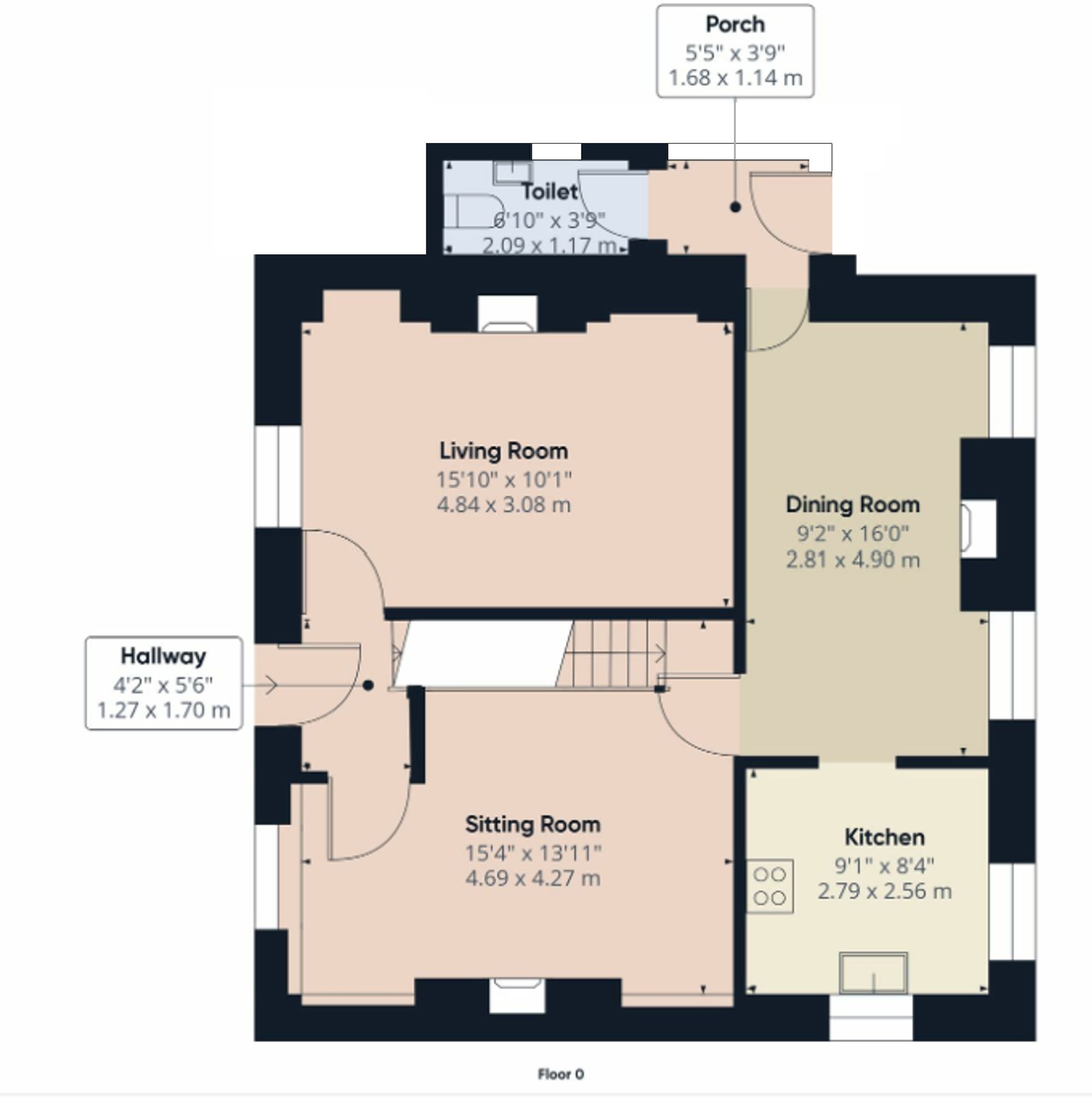 Floorplans For Llangattock, Crickhowell, NP8