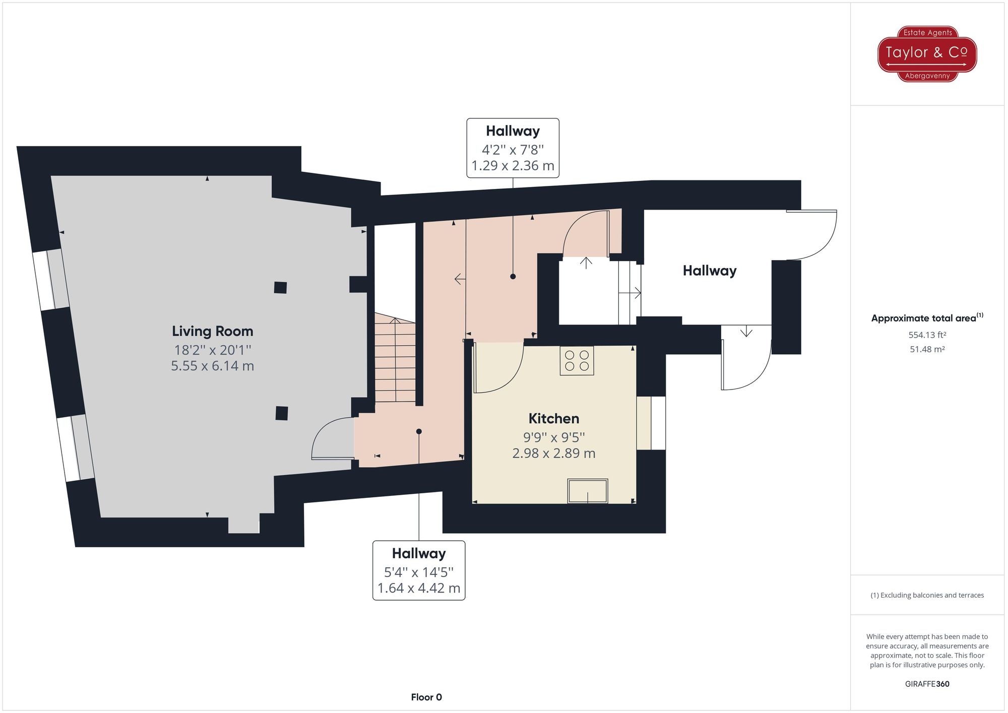 Floorplans For Nevill Street, Abergavenny, NP7