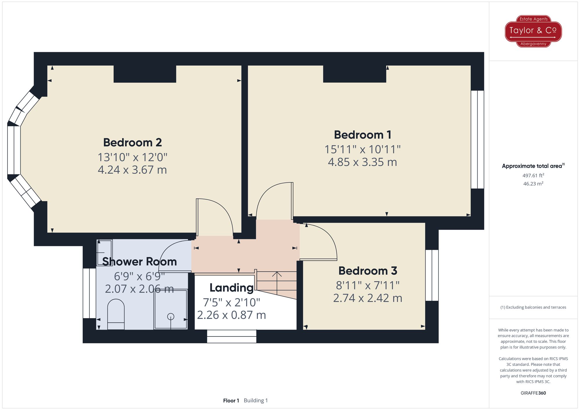 Floorplans For Holywell Road, Abergavenny, NP7