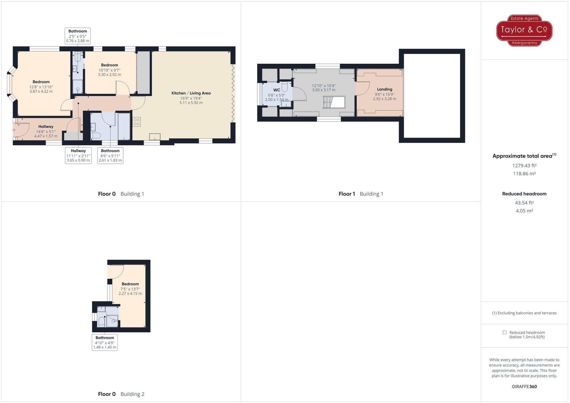 Floorplans For Hereford Road, Abergavenny, NP7