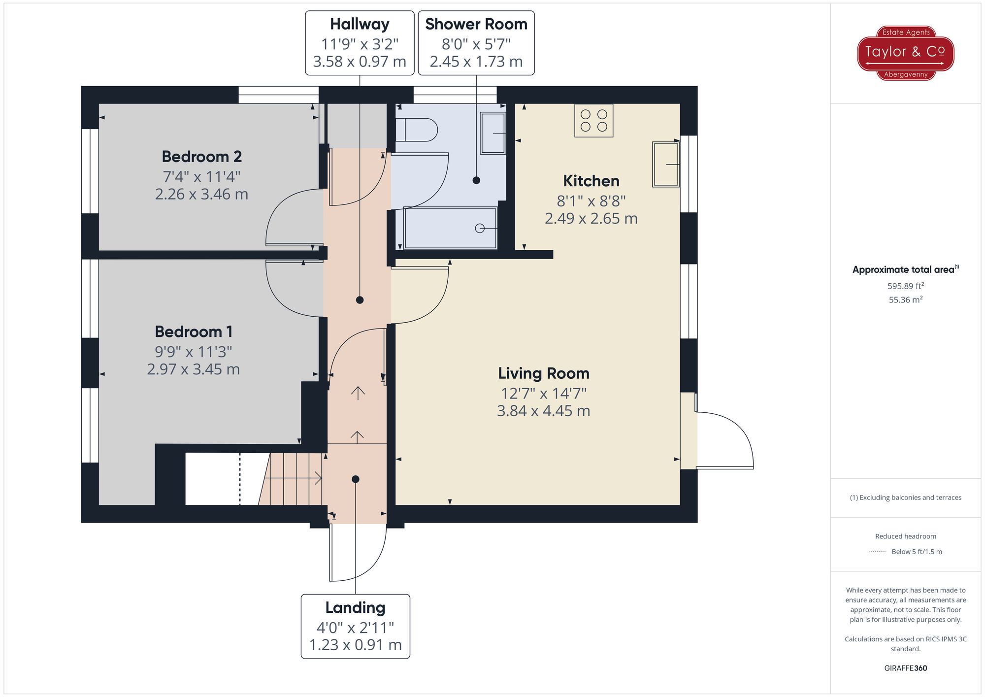 Floorplans For Park Crescent, Abergavenny, NP7