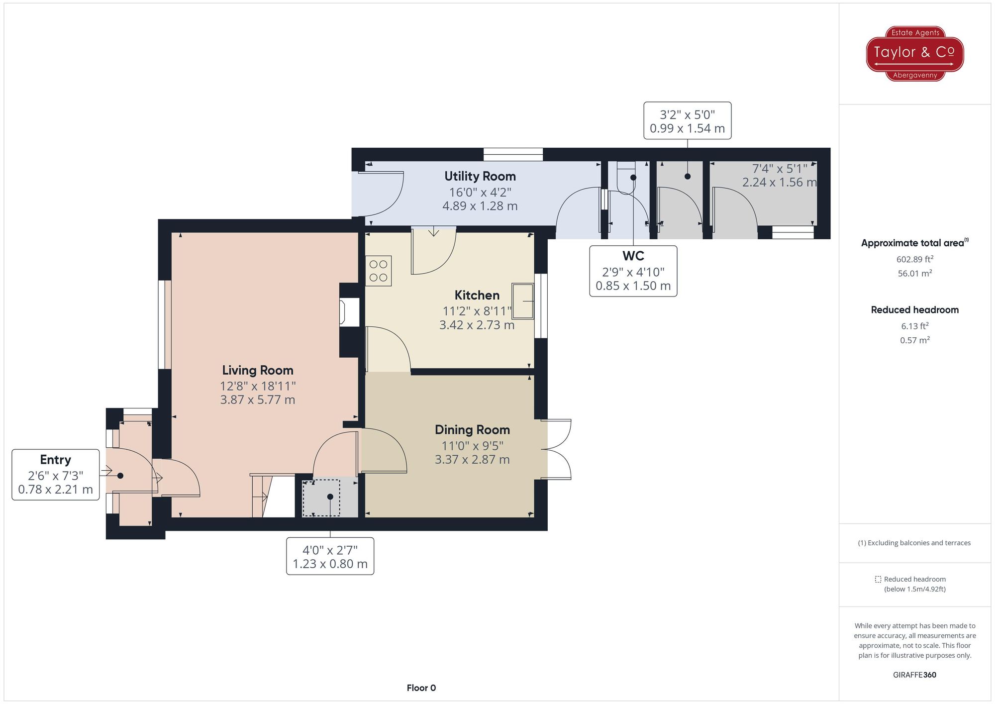 Floorplans For Meadway, Abergavenny, NP7