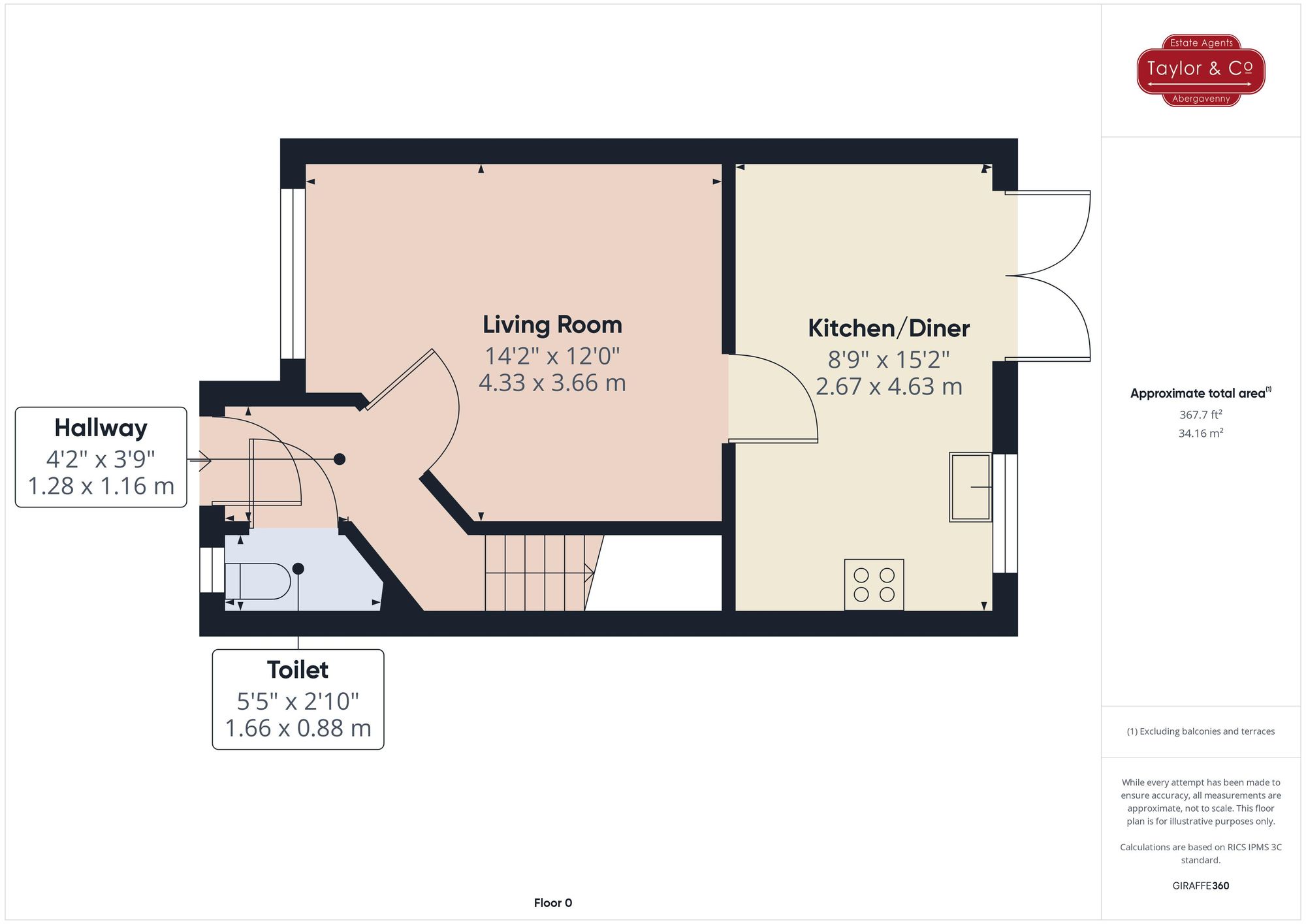 Floorplans For Ffordd Sain Ffwyst, Llanfoist, NP7