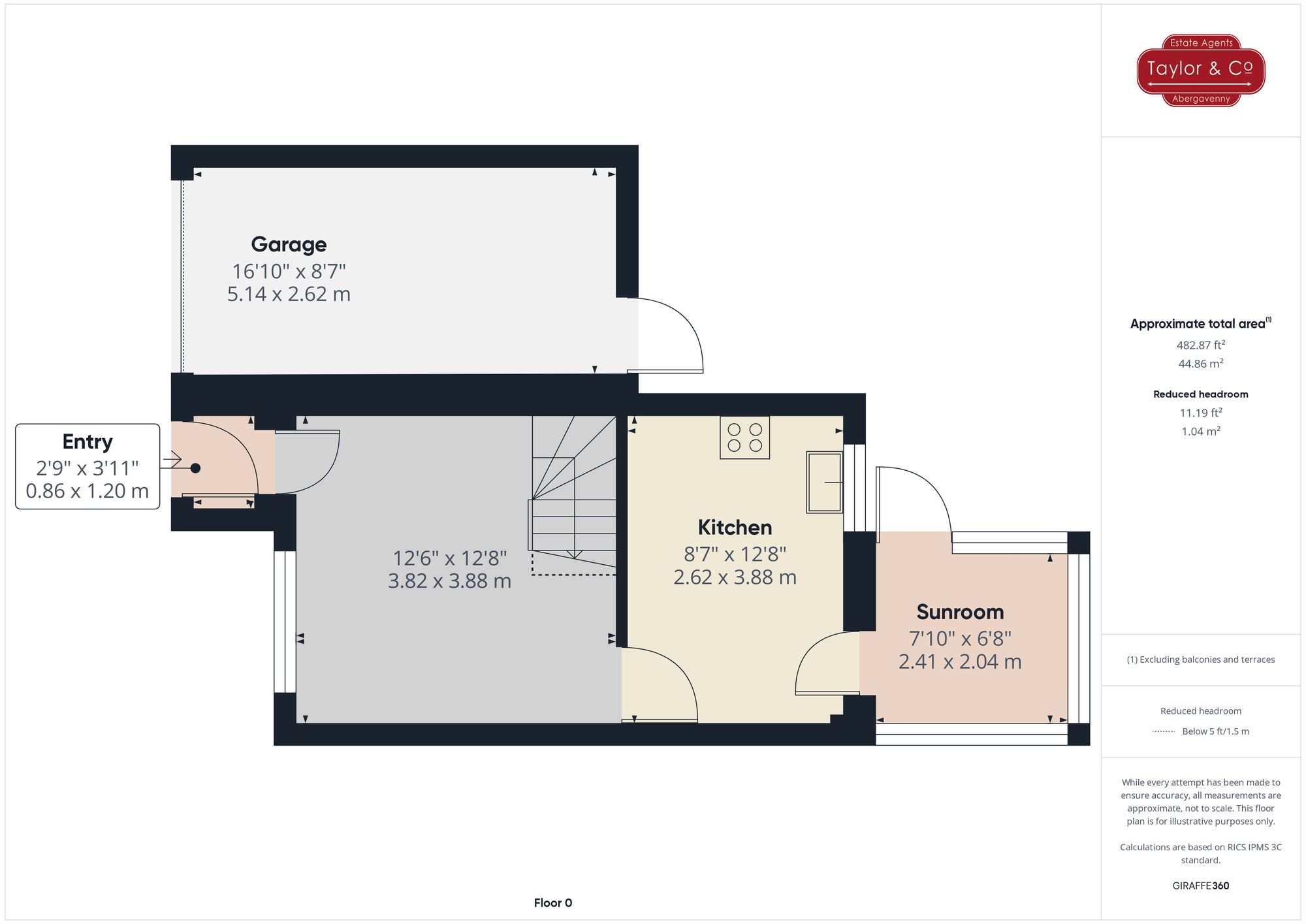 Floorplans For Briardene, Llanfoist, NP7