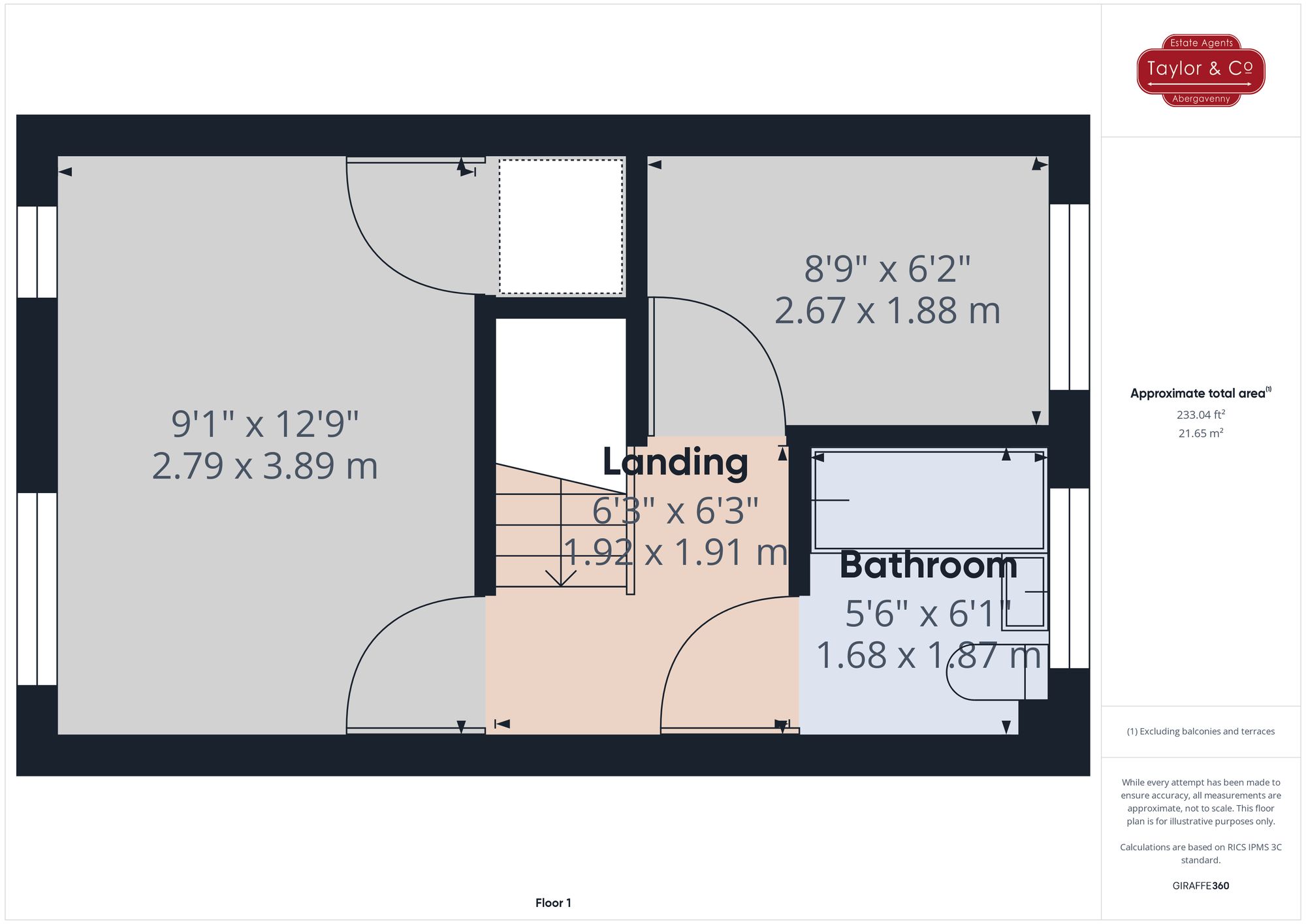 Floorplans For Briardene, Llanfoist, NP7