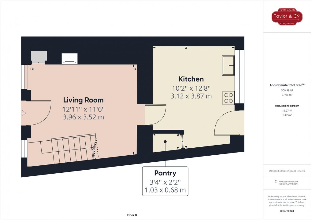 Floorplan for Llangattock, Crickhowell, NP8