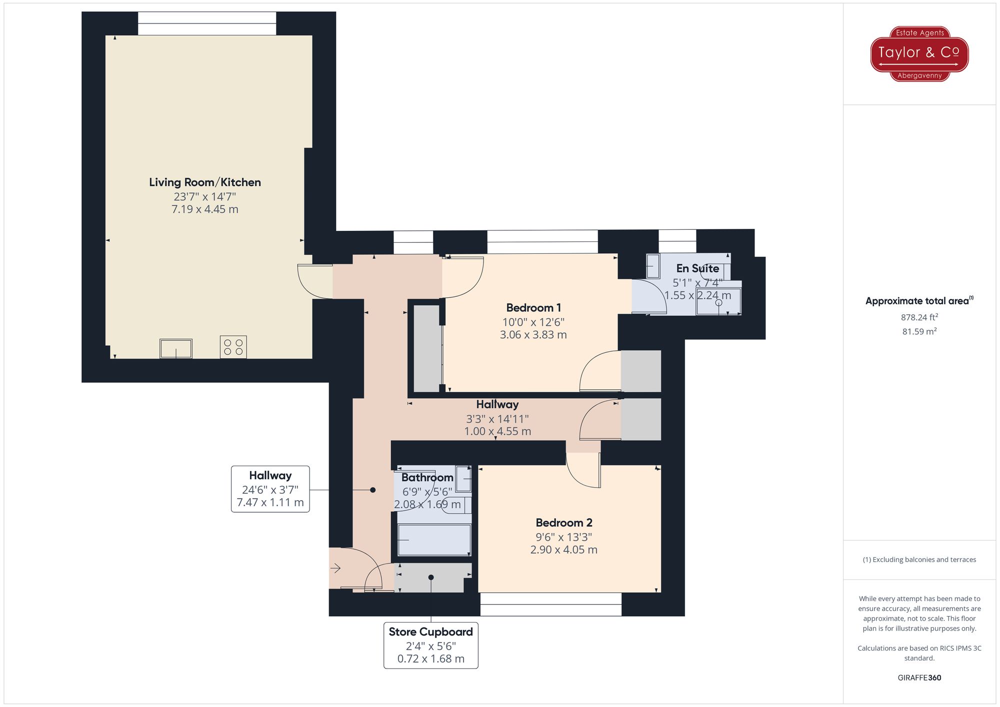 Floorplans For Sarno Square, Abergavenny, NP7