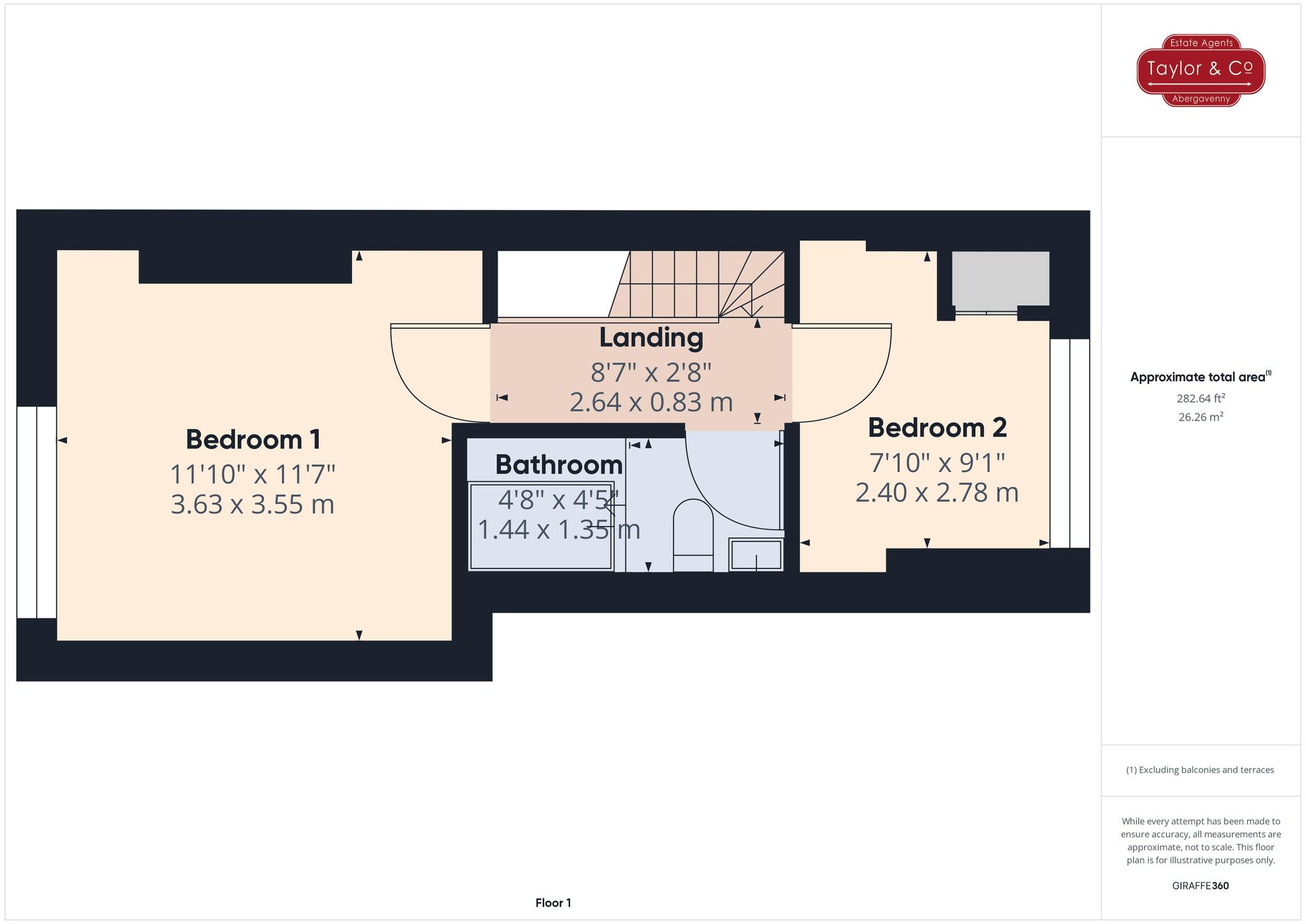 Floorplans For Blorenge Terrace, Llanfoist, NP7