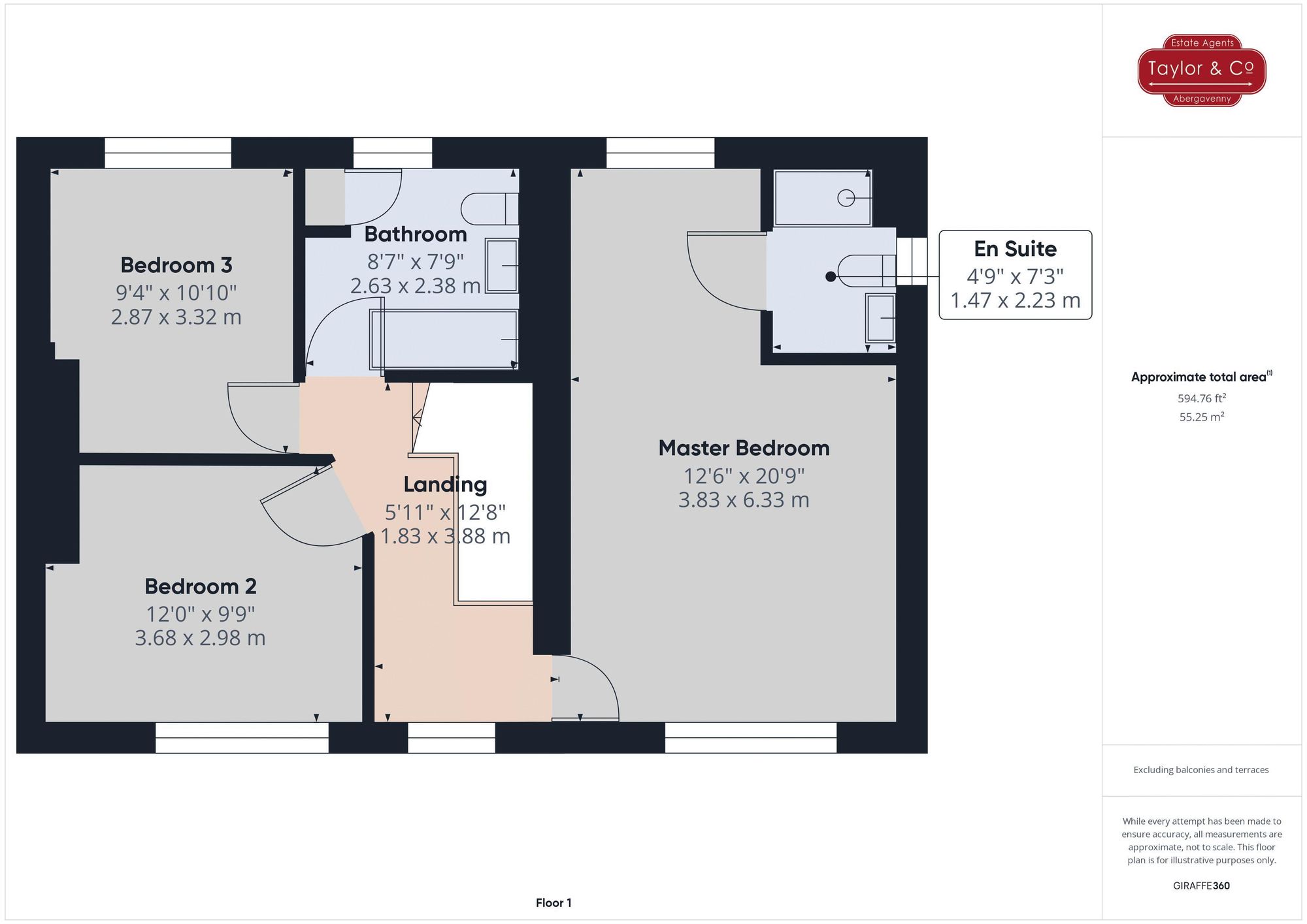 Floorplans For Cantref Road, Abergavenny, NP7