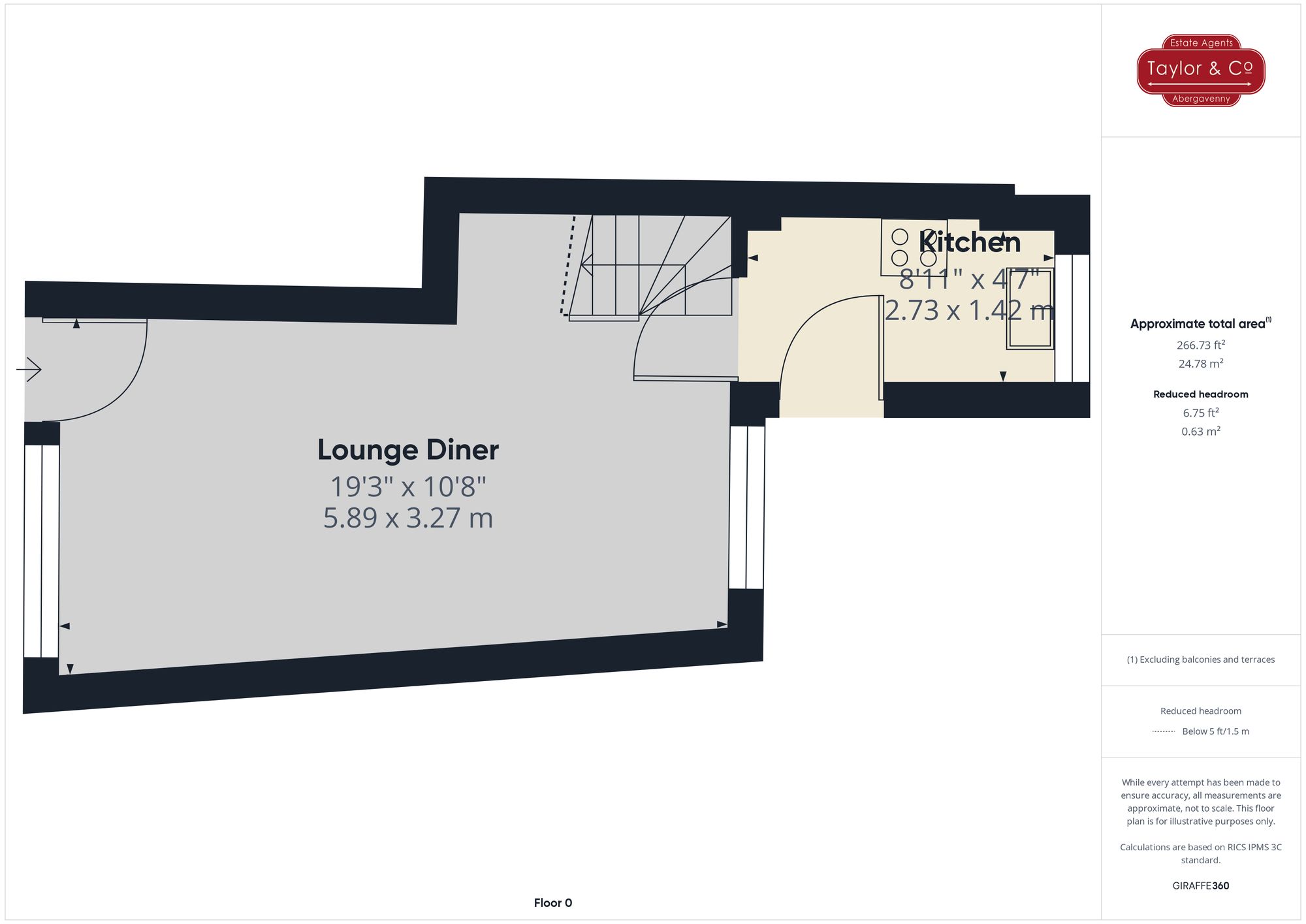 Floorplans For Blorenge Terrace, Llanfoist, NP7