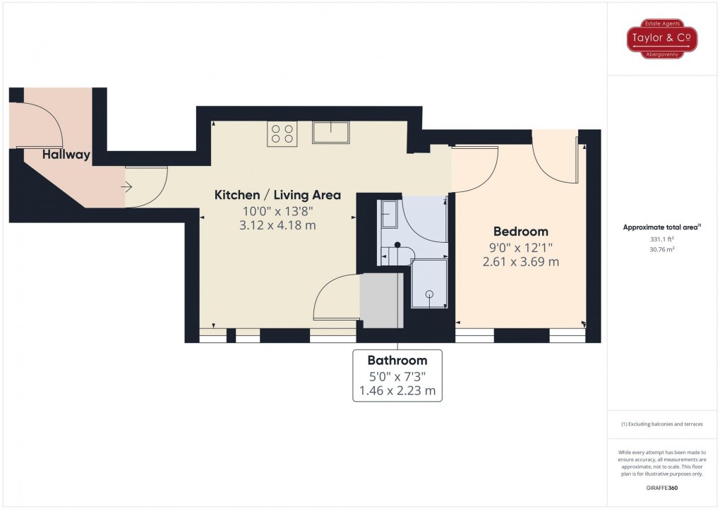 Floorplan for Lion Street, Ty Llew, NP7