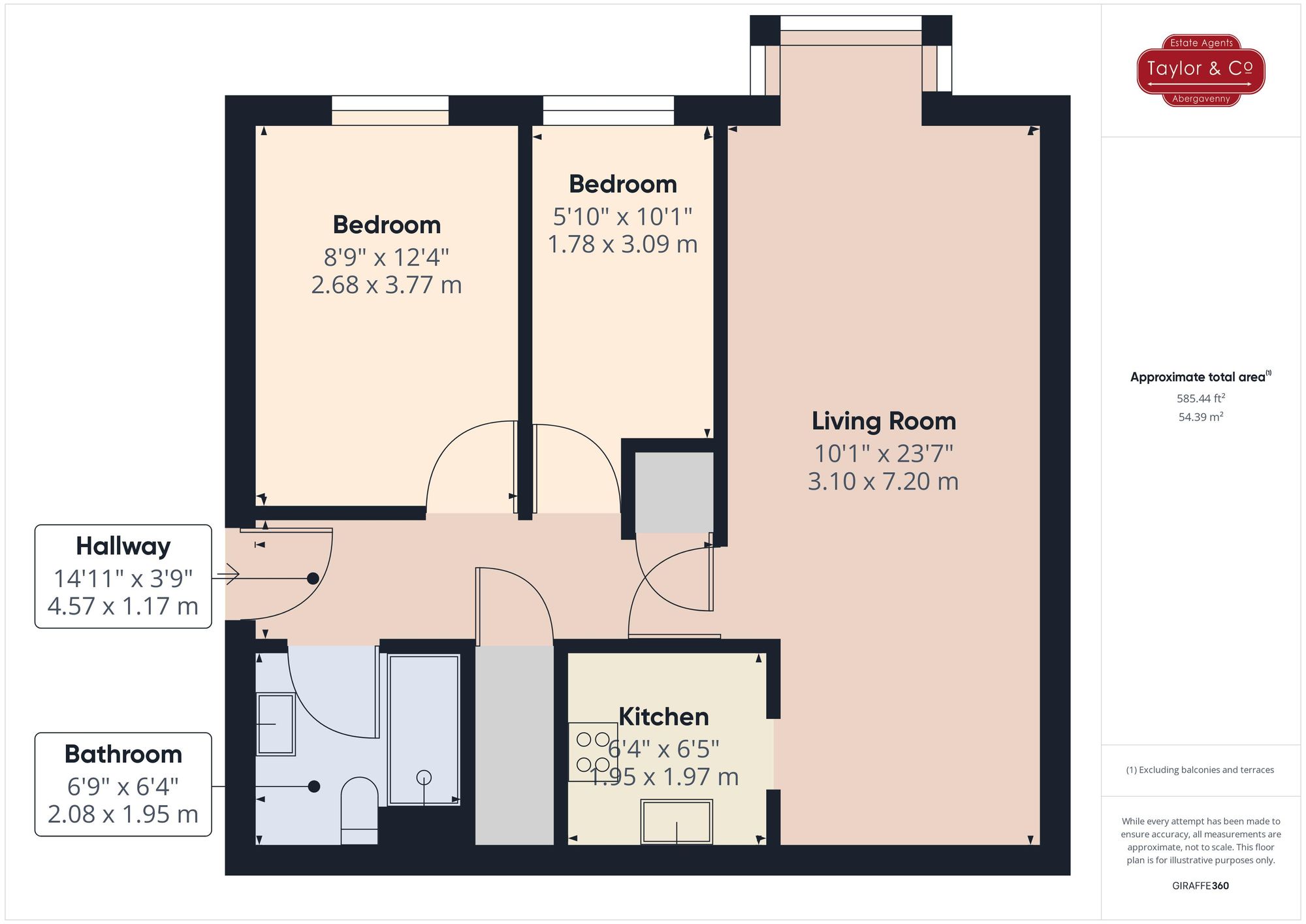 Floorplans For Hereford Road, Bailey Court Hereford Road, NP7