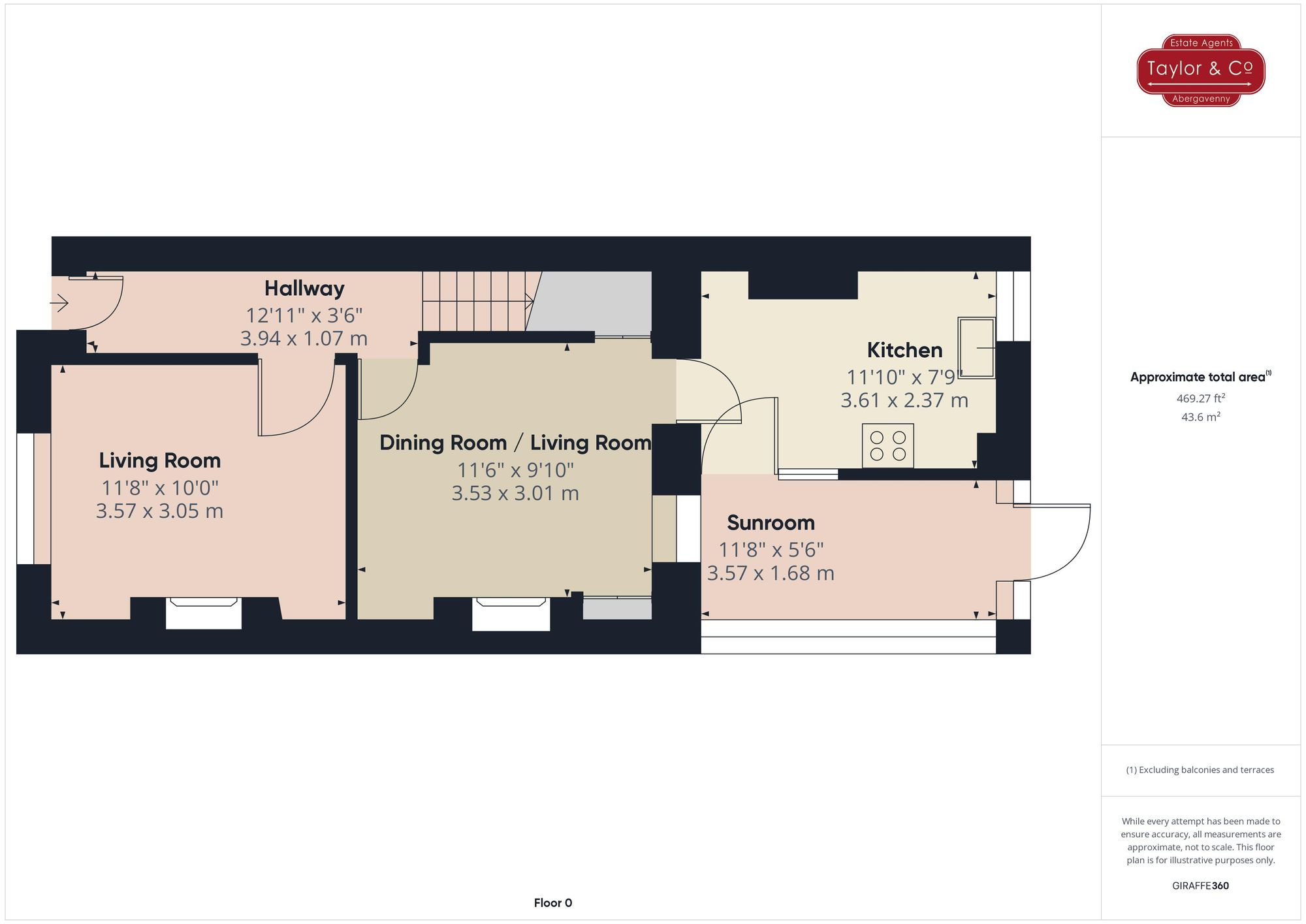 Floorplans For Regent Street, Abergavenny, NP7