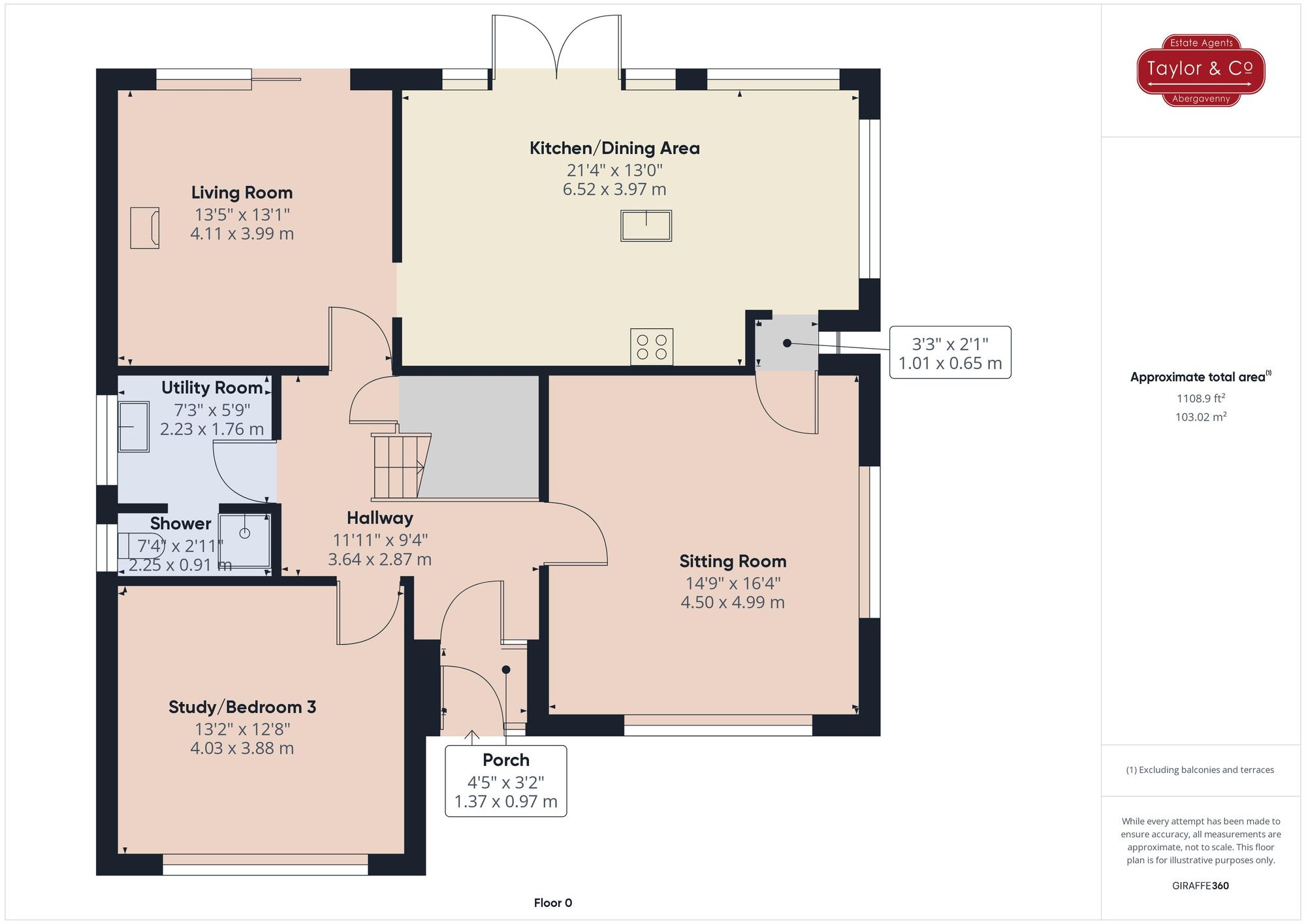 Floorplans For Poplars Road, Mardy, NP7