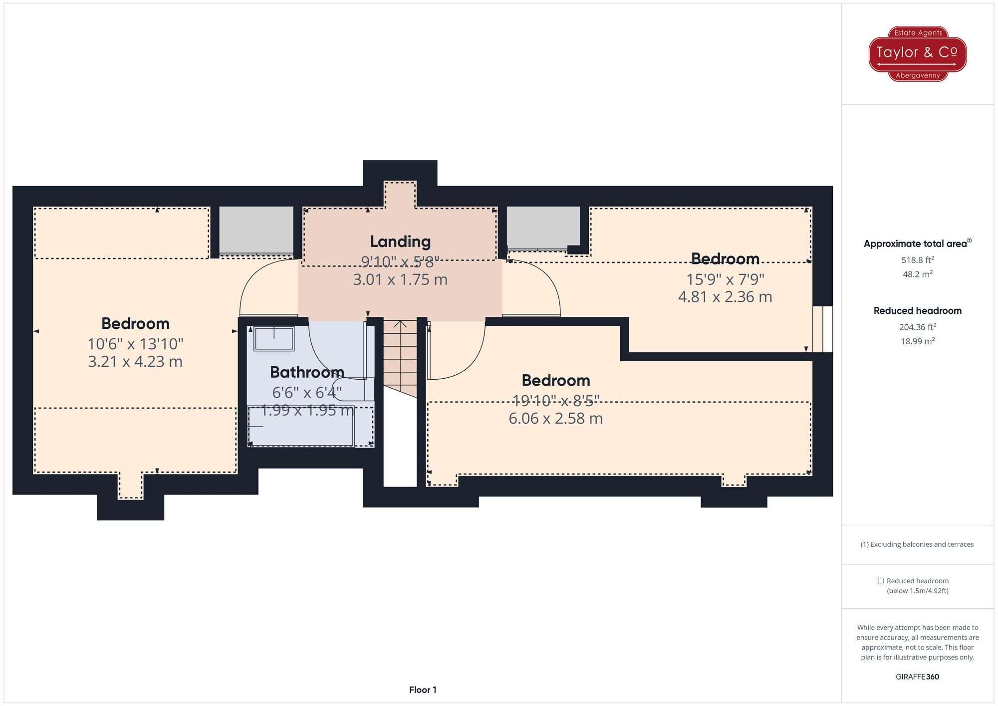 Floorplans For Park Drive, Llangattock, NP8