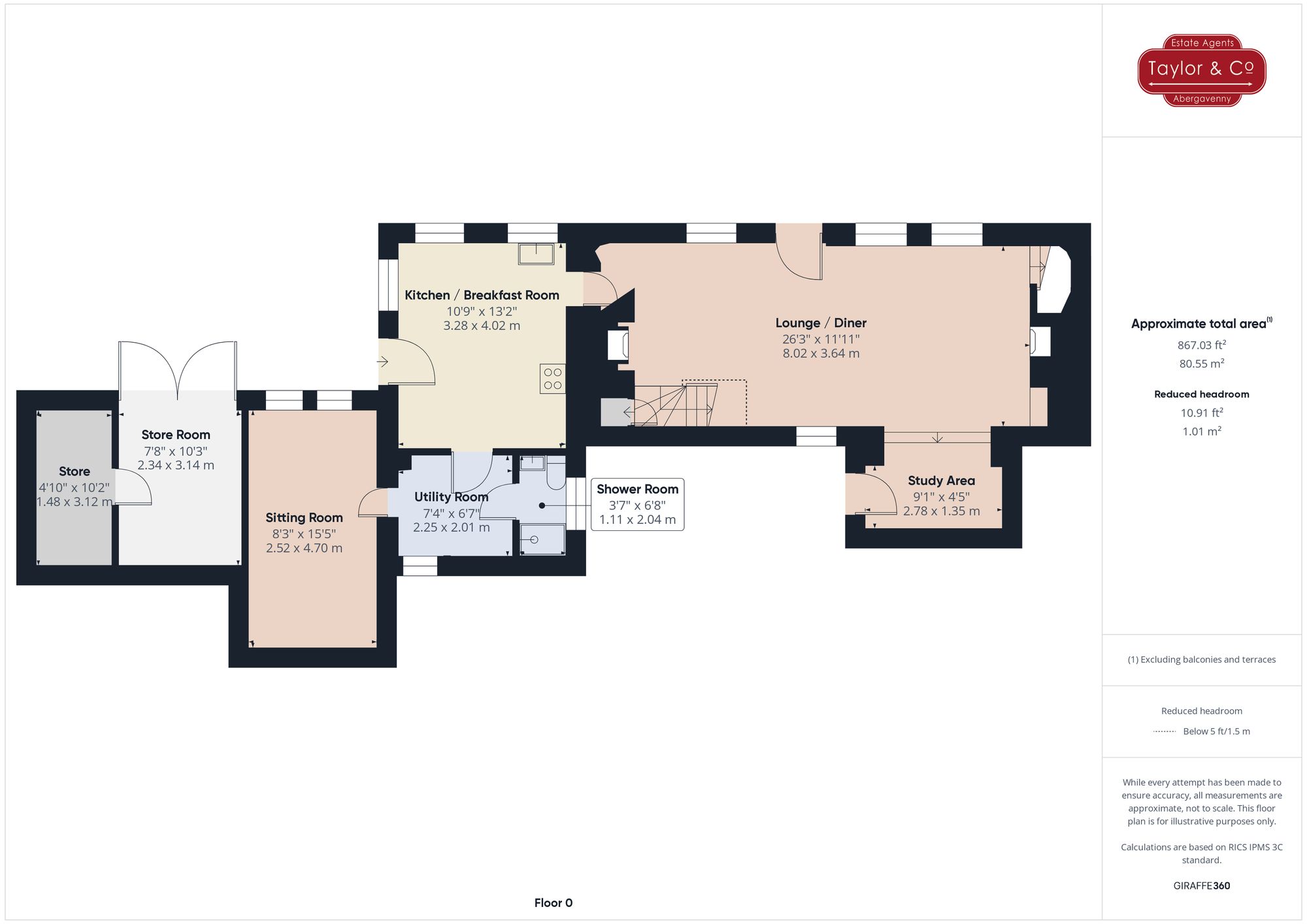 Floorplans For The Dardy, Crickhowell, NP8