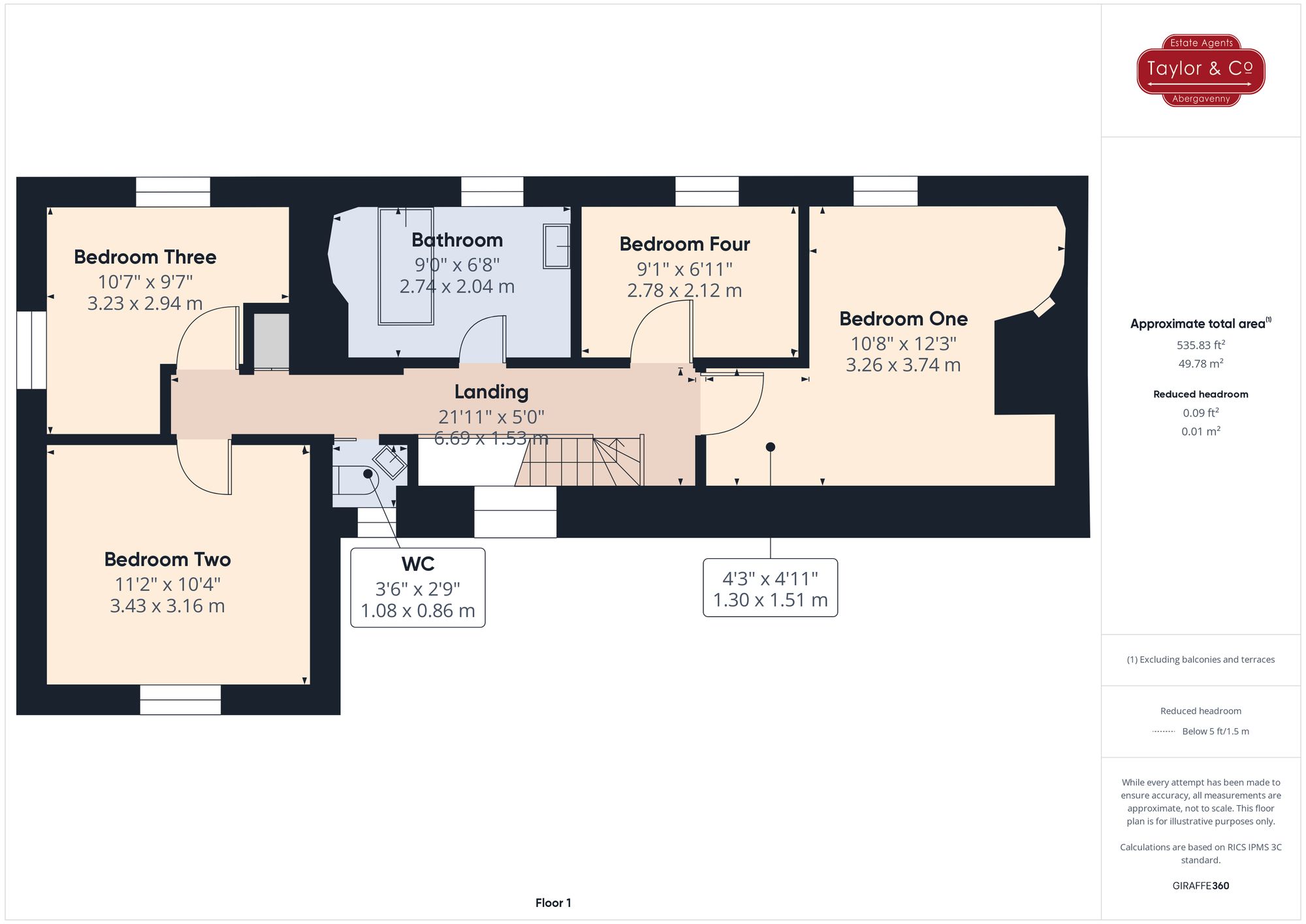 Floorplans For The Dardy, Crickhowell, NP8