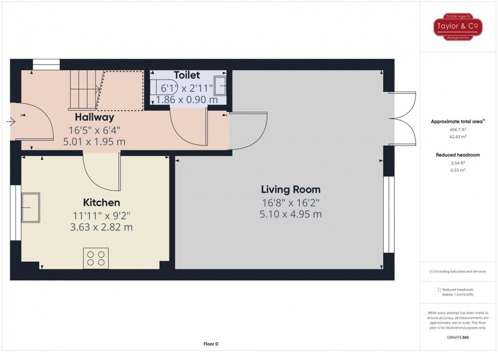 Floorplan for Lower Monk Street, Abergavenny, NP7