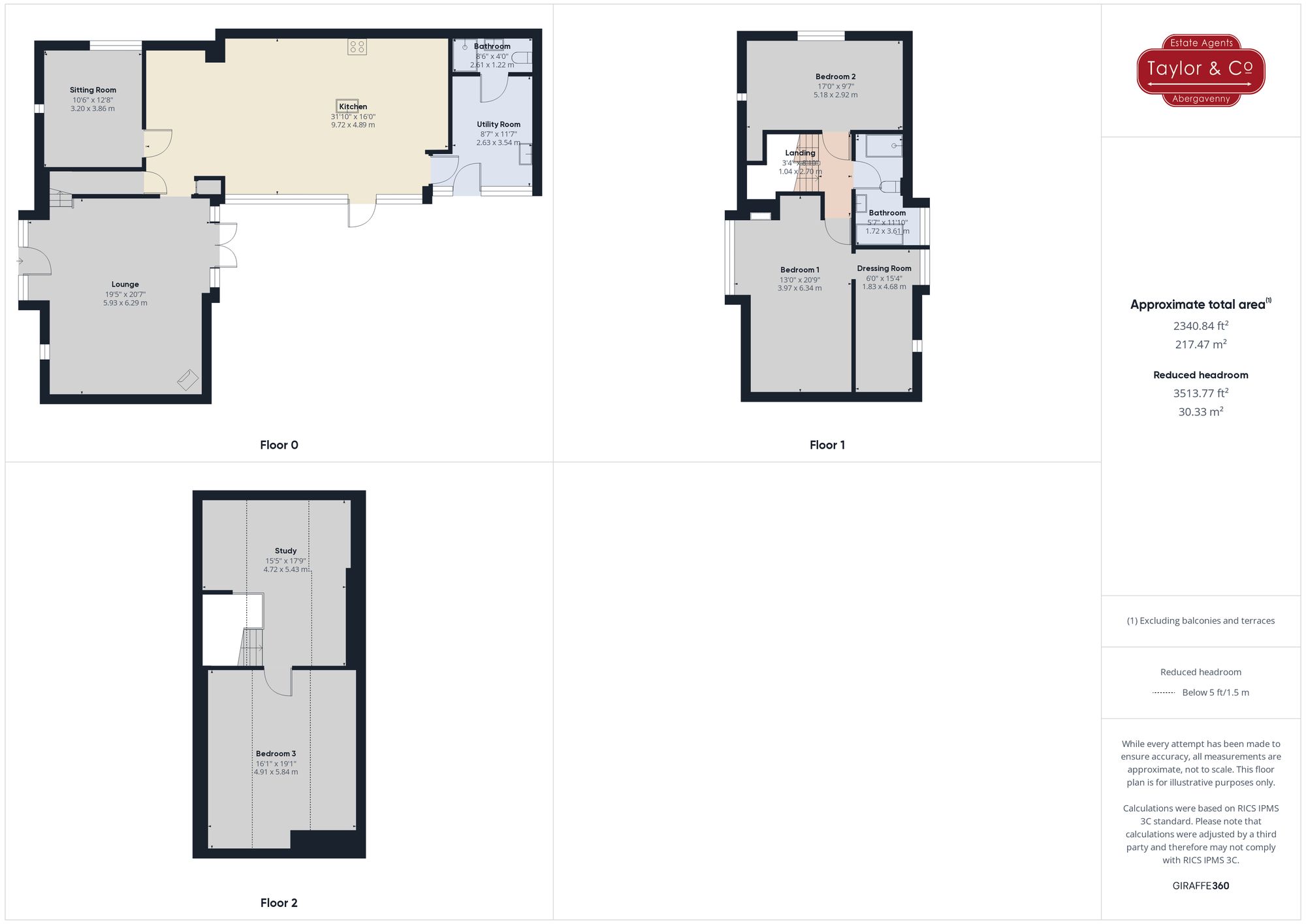 Floorplans For Llanddewi Rhydderch, Abergavenny, NP7