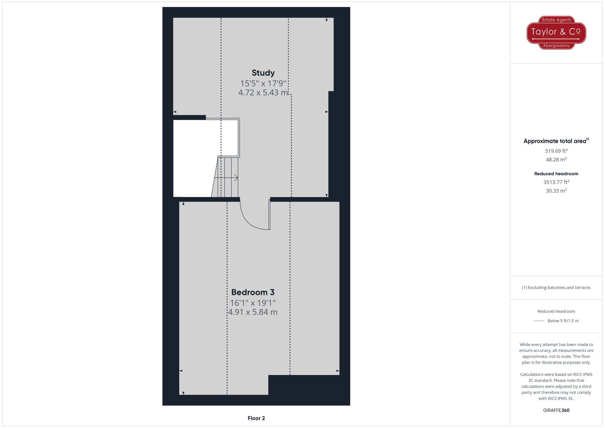 Floorplans For Llanddewi Rhydderch, Abergavenny, NP7