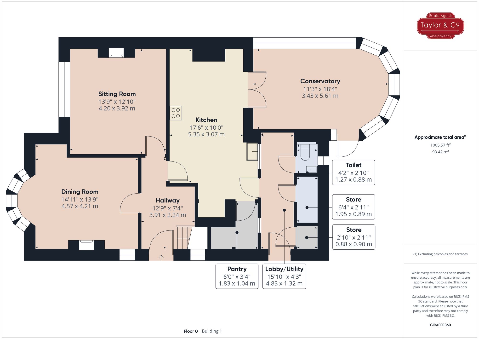 Floorplans For Park Avenue, Abergavenny, NP7