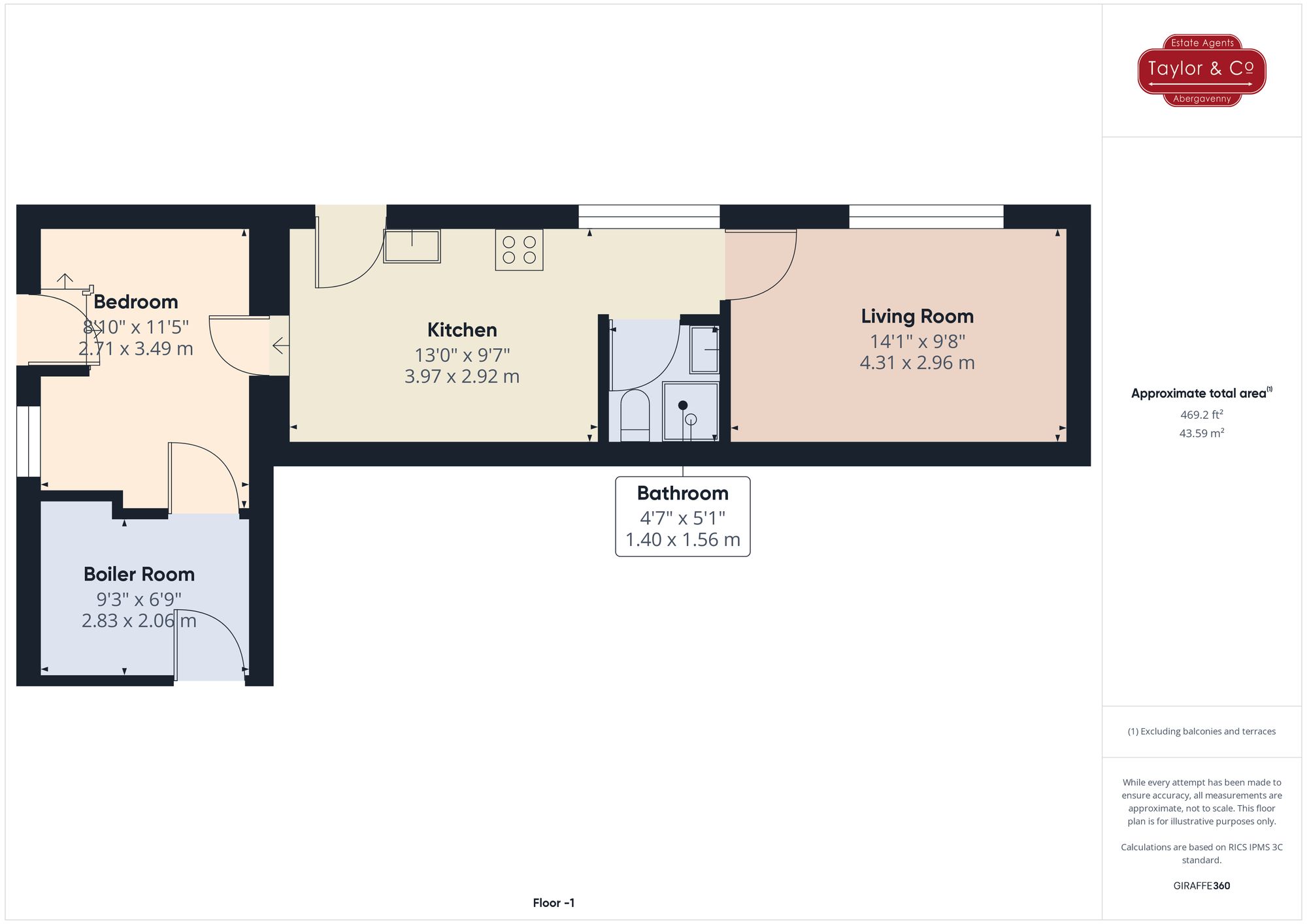 Floorplans For Forge Road, Llangynidr, NP8