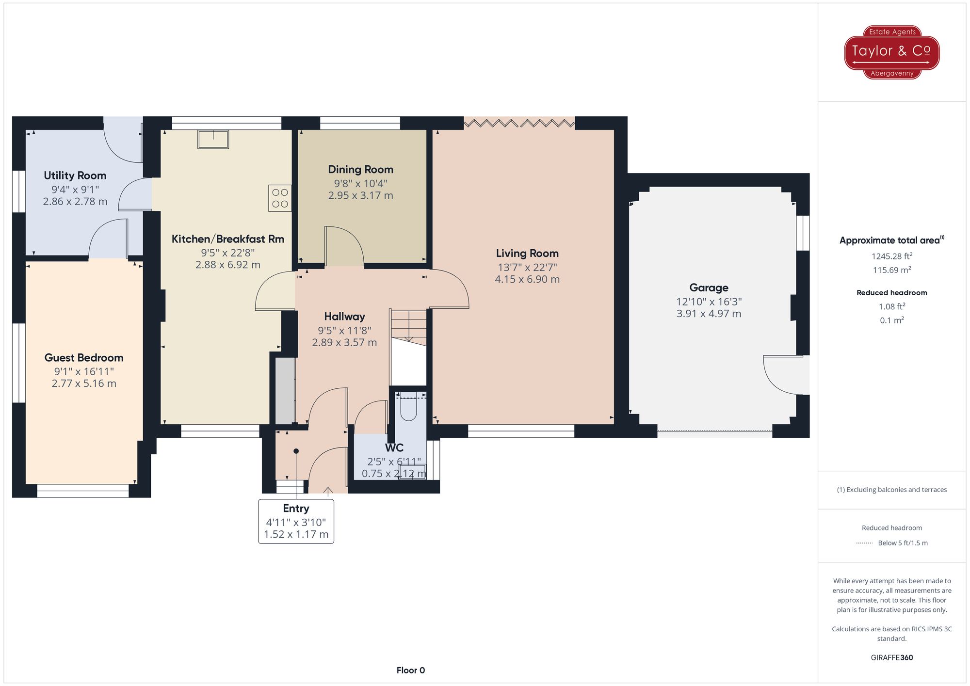 Floorplans For Forge Road, Llangynidr, NP8